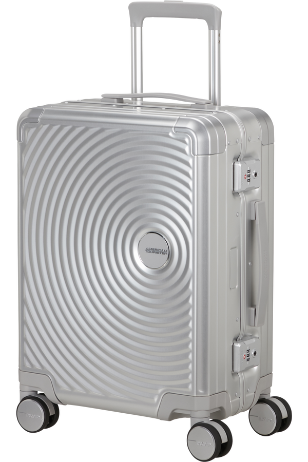 Soundbox Resväska med 4 hjul 55 CM #Färg_Silver