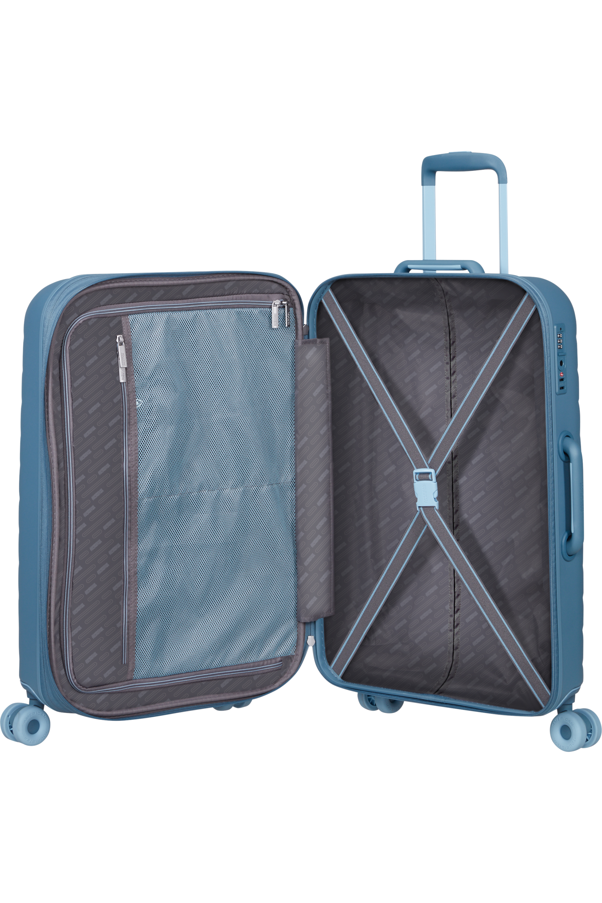 Neovibe Resväska 67 CM #Färg_Steel Blue