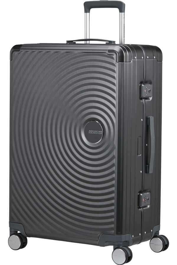 Soundbox Resväska med 4 hjul 77 CM #Färg_Brushed Anthracite