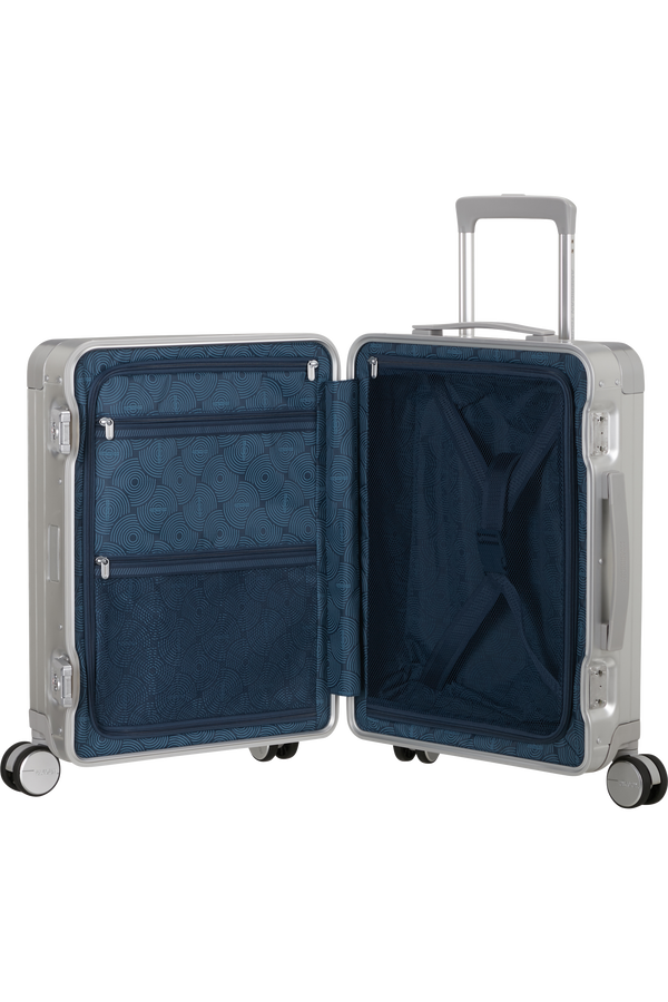 Soundbox Resväska med 4 hjul 55 CM #Färg_Silver