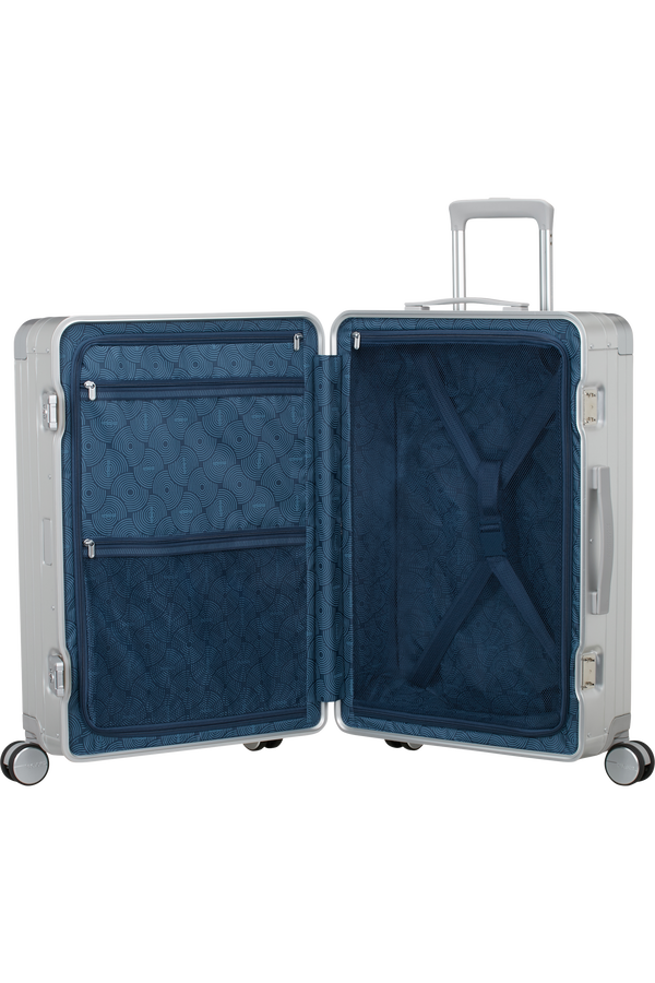 Soundbox Resväska med 4 hjul 68 CM #Färg_Silver