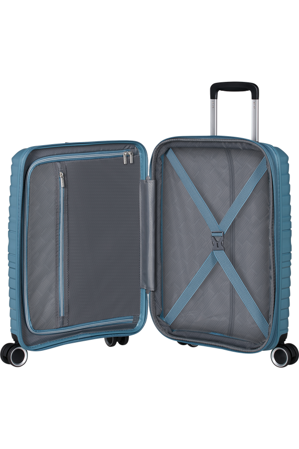 Flytwist Resväska med 4 hjul 55 CM #Färg_Storm Blue