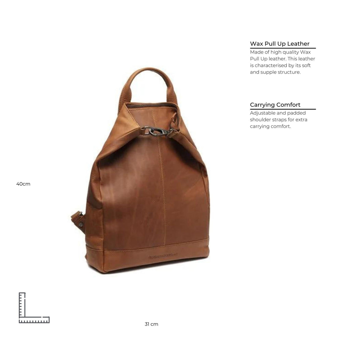Manchester Ryggsäck #Färg_Cognac