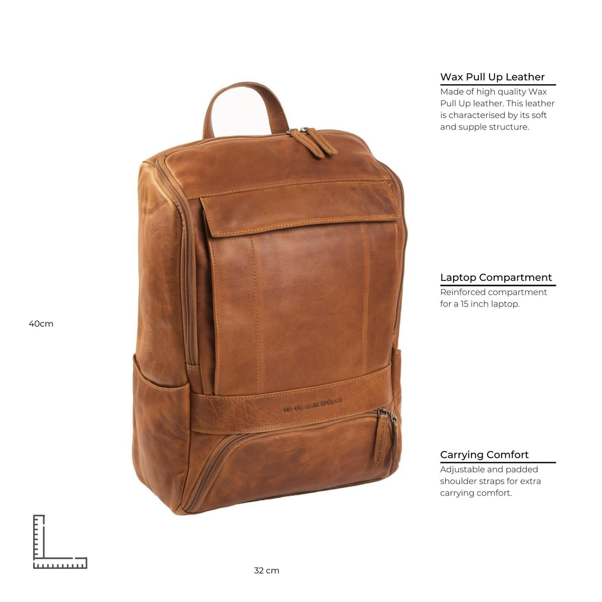 Rich Ryggsäck #Färg_Cognac
