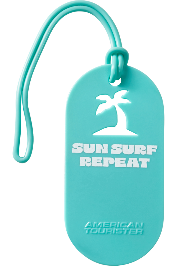 Fun Tags Bagagebricka – Set med 2 st Bagagebricka ONE SIZE #Färg_Sun Surf Repeat