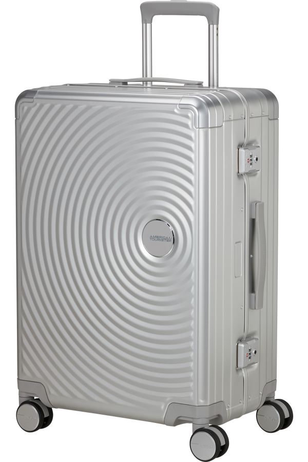 Soundbox Resväska med 4 hjul 68 CM #Färg_Silver