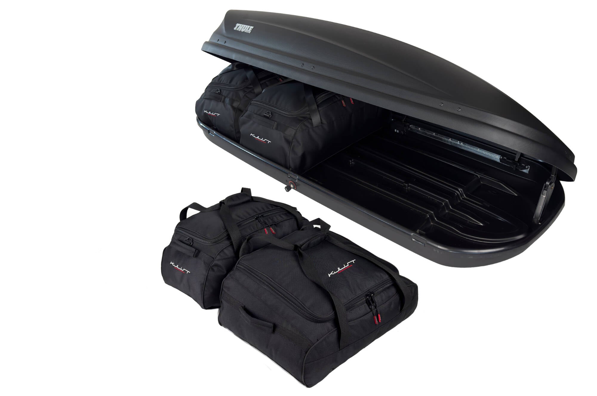 THULE TOURING M 4-delars väskset för takbox #färg_Svart