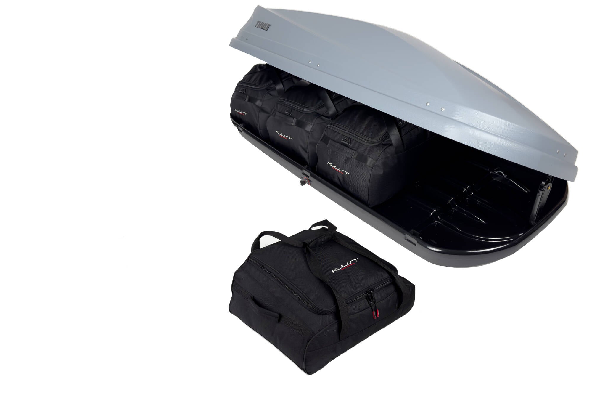 THULE TOURING L 4-delars väskset för takbox #färg_Svart