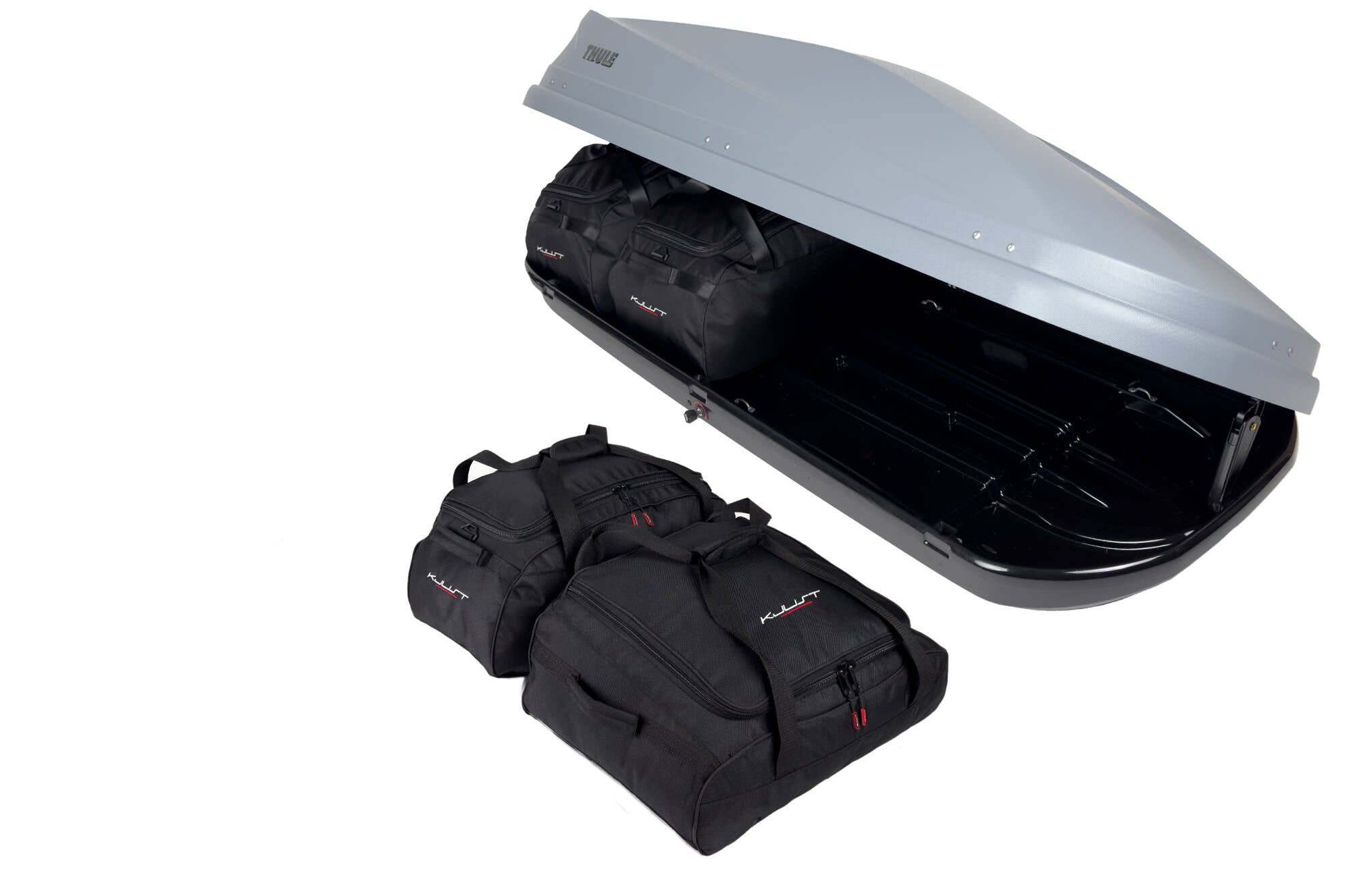 THULE TOURING L 4-delars väskset för takbox #färg_Svart