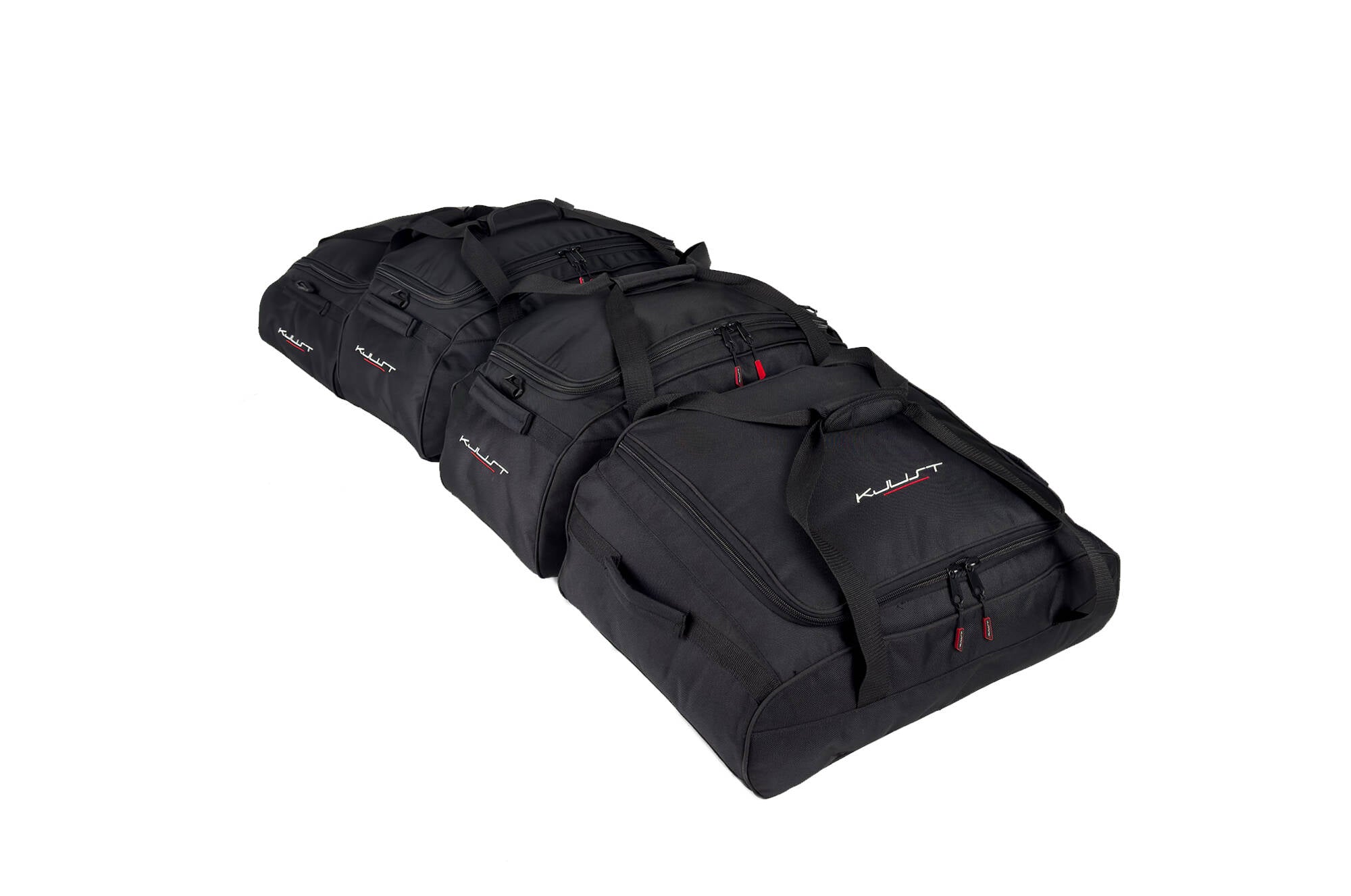 KAMEI HUSKY 330 4-delars väskset för takbox #färg_Svart