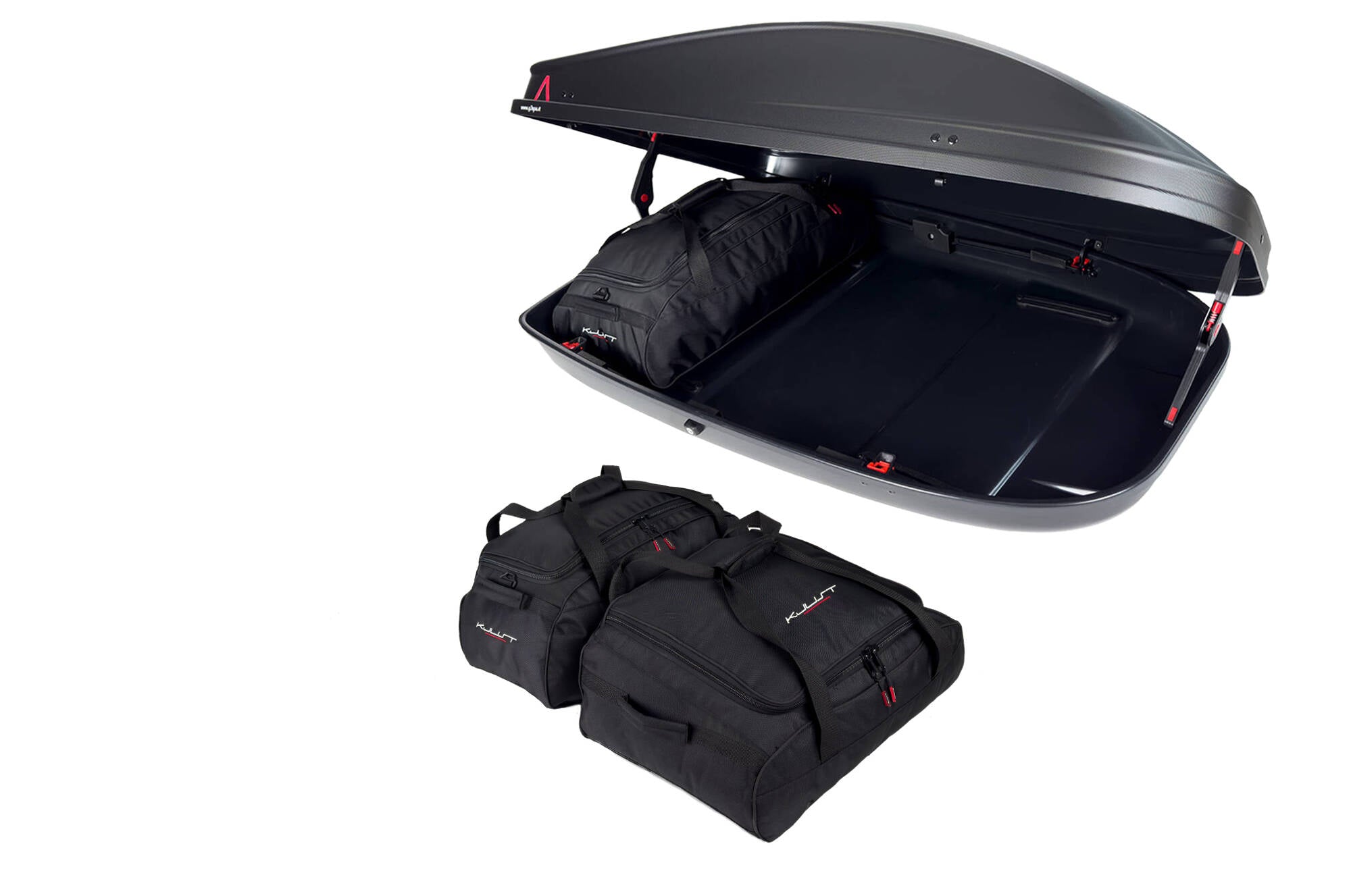 G3 SPARK 400 3-delars väskset för takbox #färg_Svart