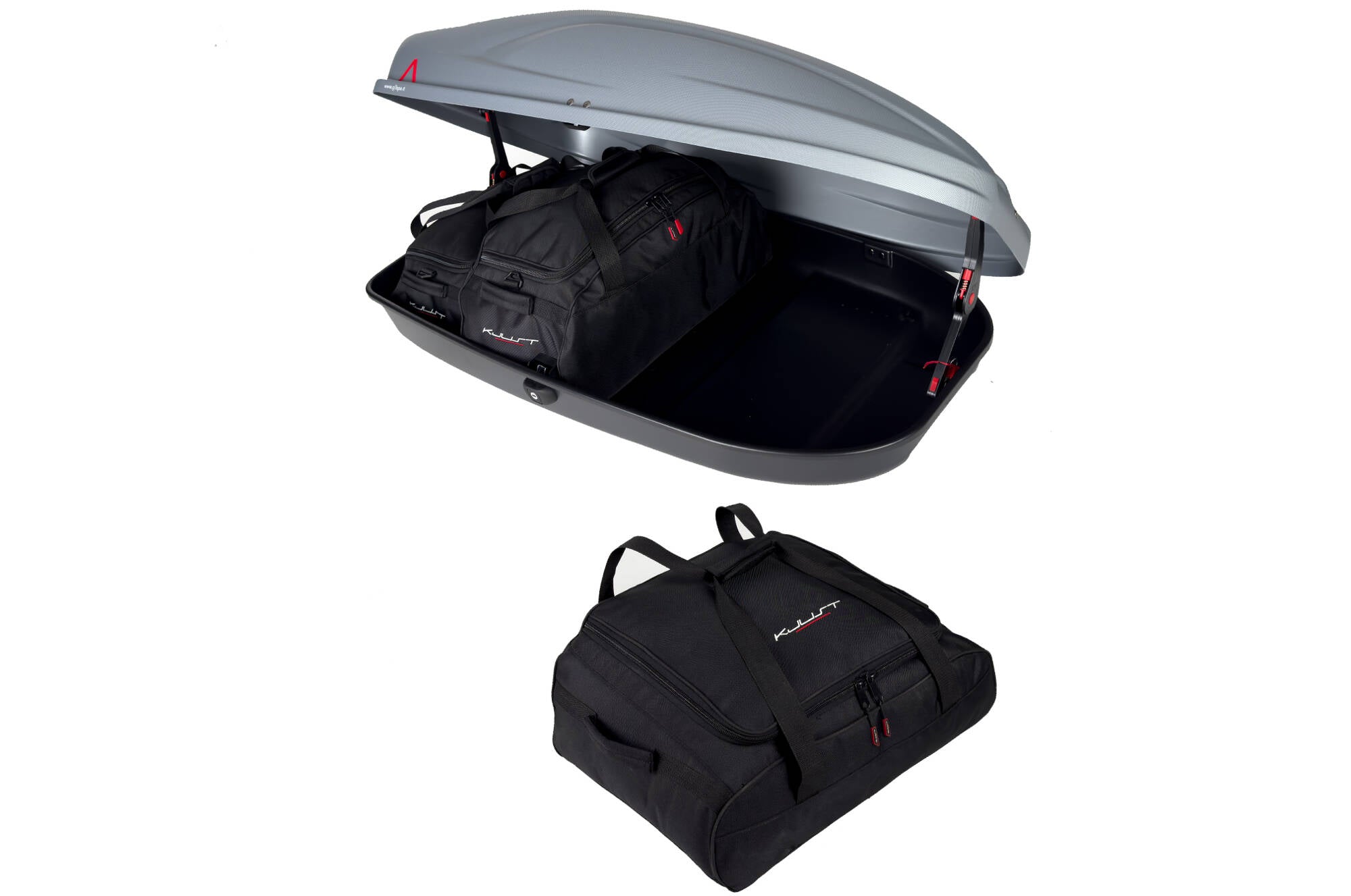 G3 ABSOLUTE 320 3-delars väskset för takbox #färg_Svart