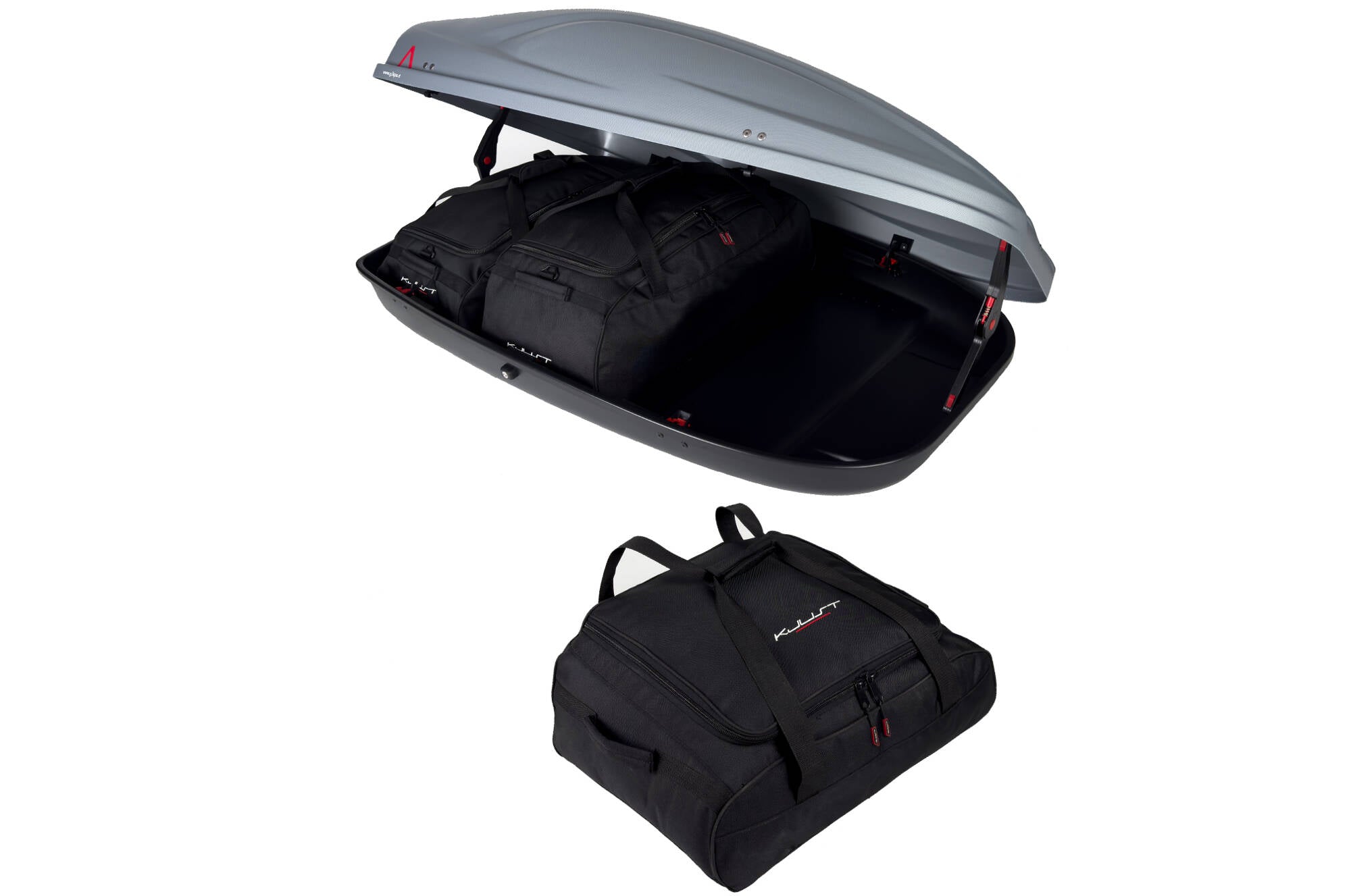 G3 ABSOLUTE 400 3-delars väskset för takbox #färg_Svart