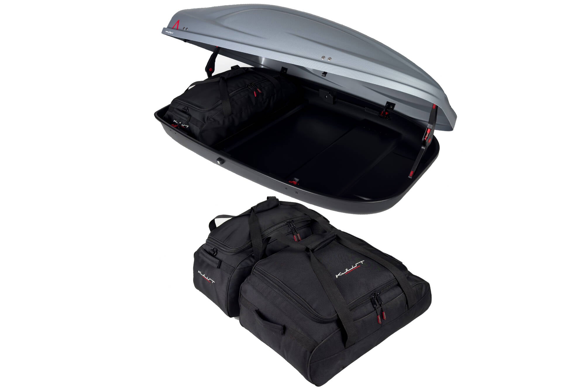 G3 ABSOLUTE 400 3-delars väskset för takbox #färg_Svart