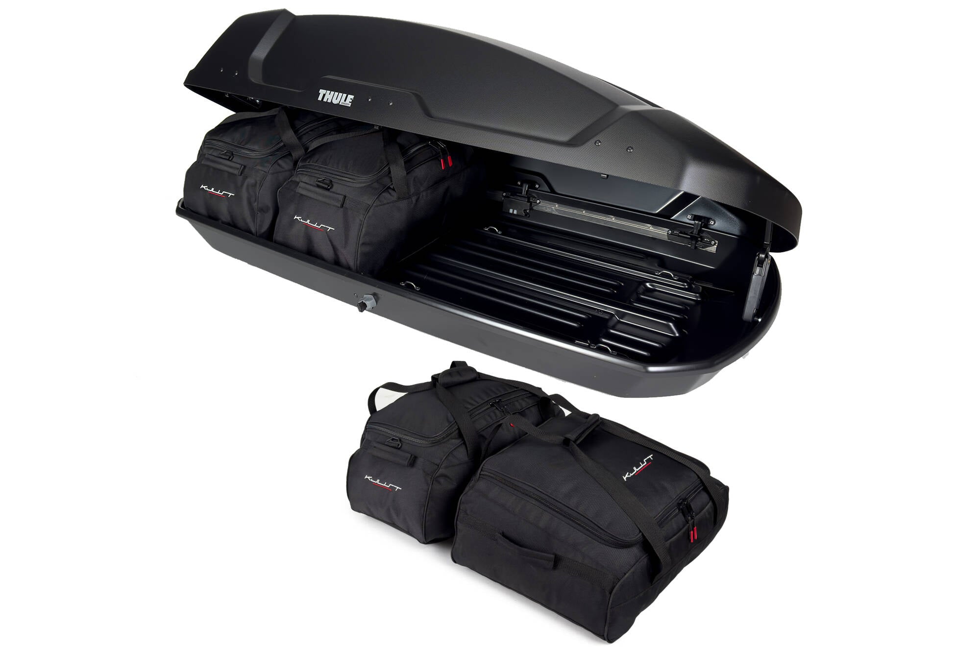 THULE FORCE XT M 4-delars väskset för takbox #färg_Svart