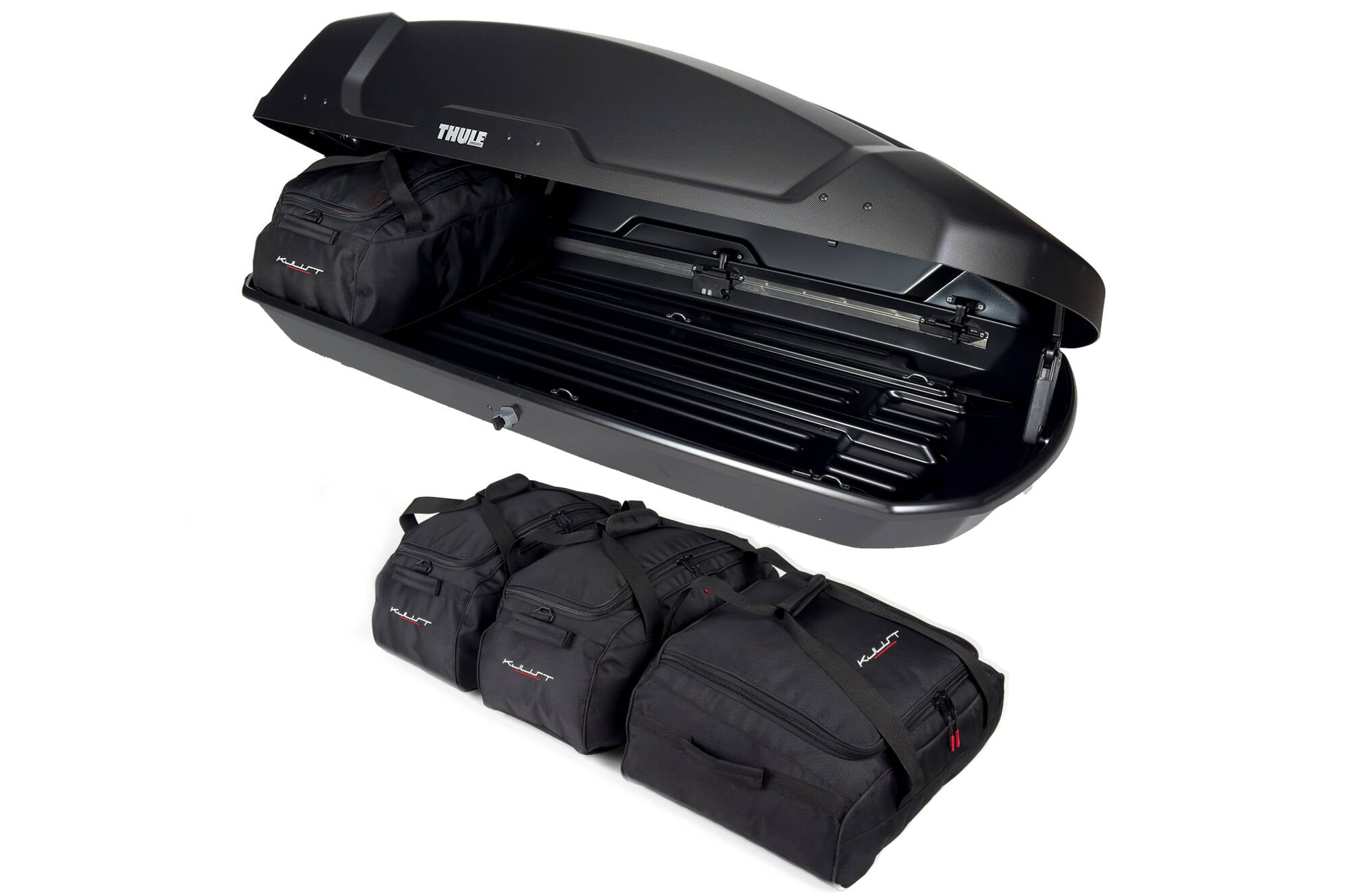 THULE FORCE XT M 4-delars väskset för takbox #färg_Svart