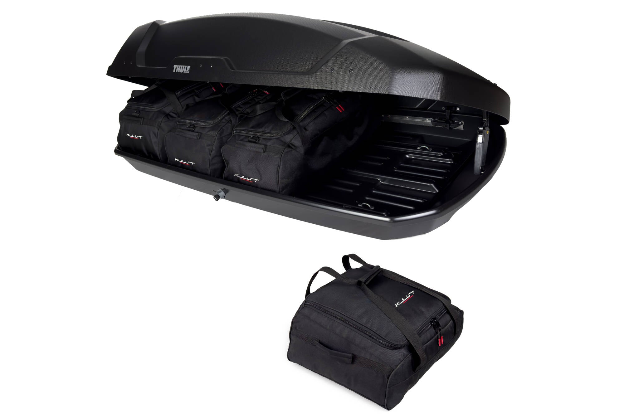 THULE FORCE XT L 4-delars väskset för takbox #färg_Svart