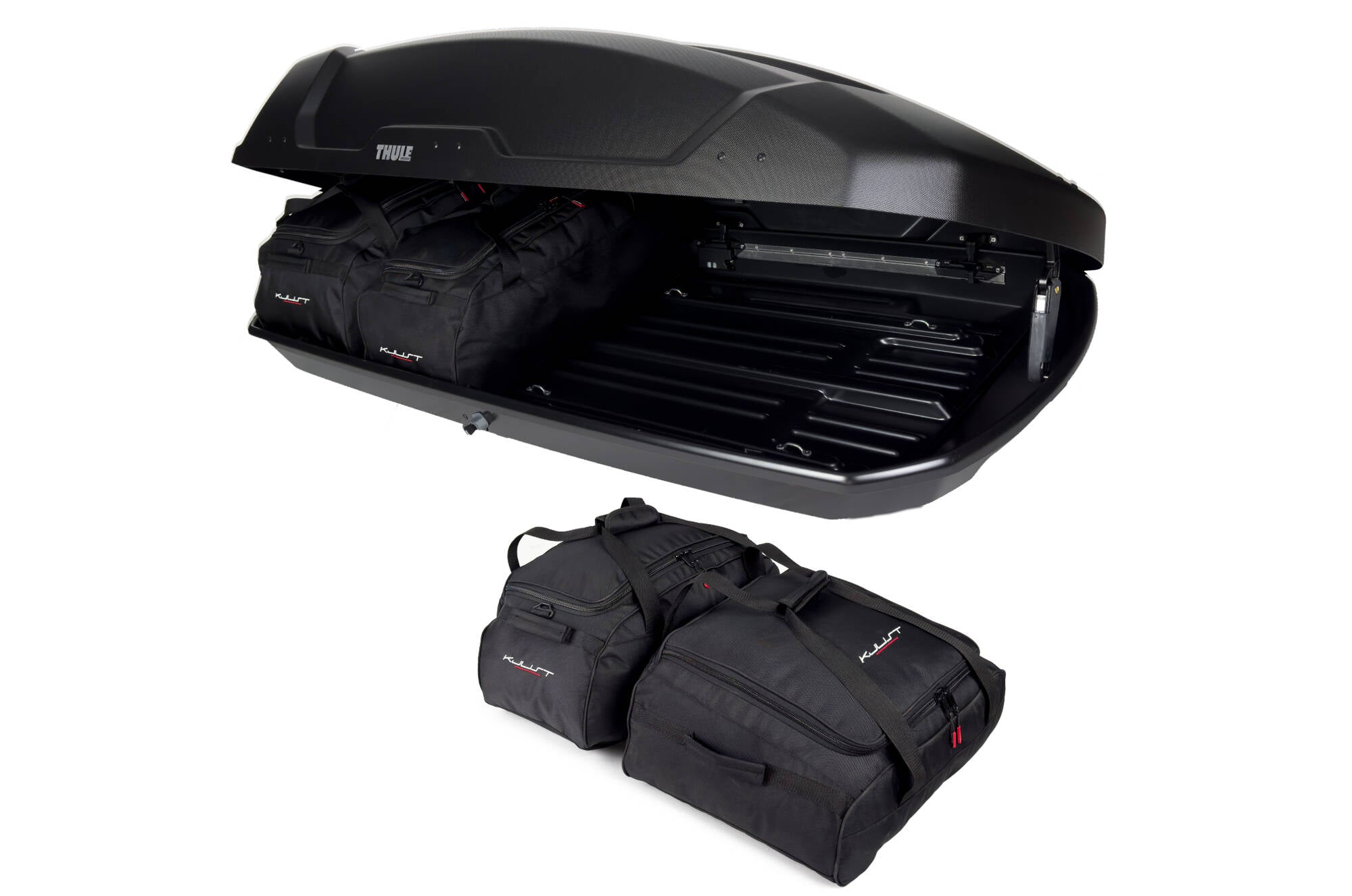 THULE FORCE XT L 4-delars väskset för takbox #färg_Svart