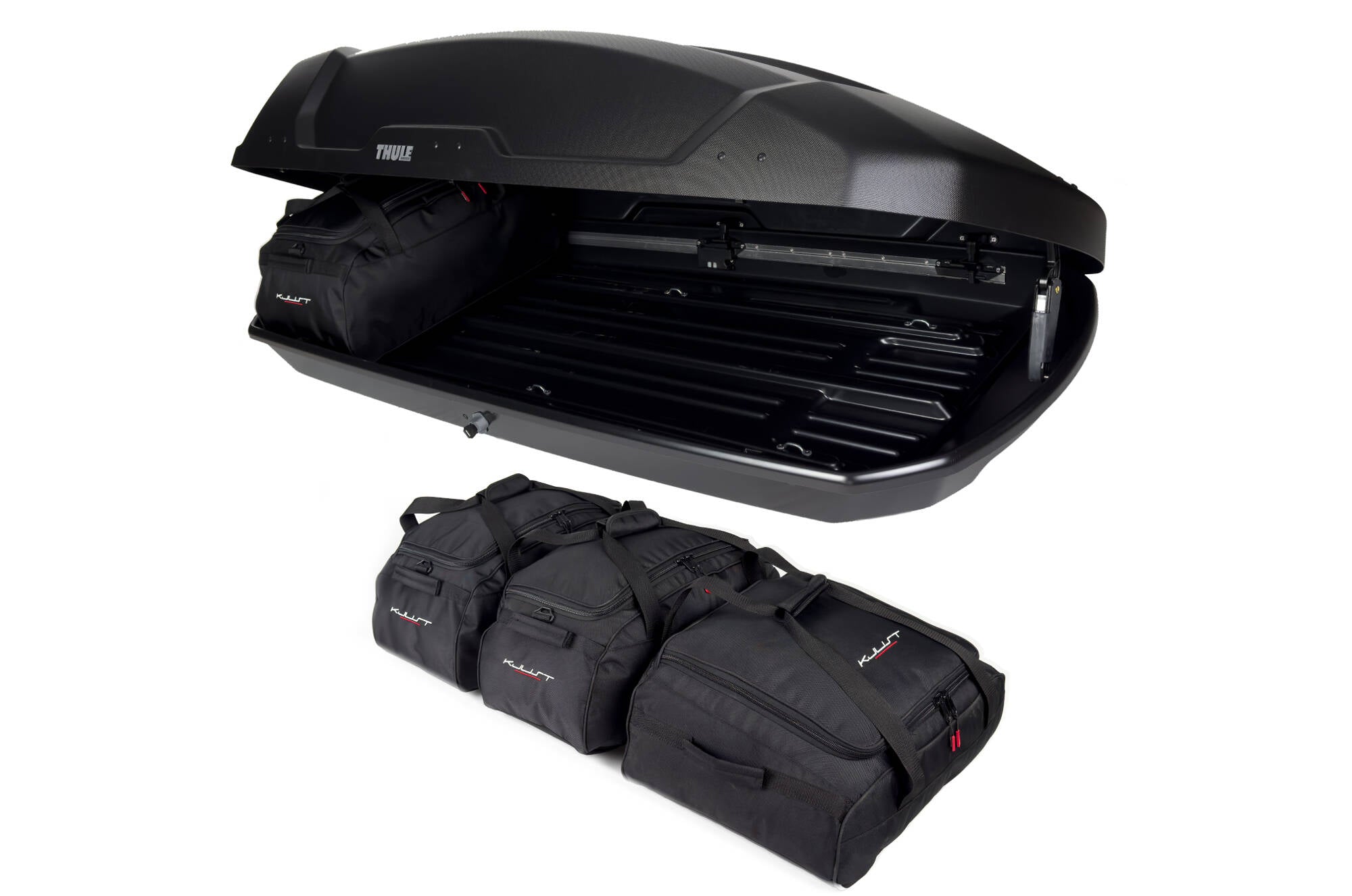 THULE FORCE XT L 4-delars väskset för takbox #färg_Svart