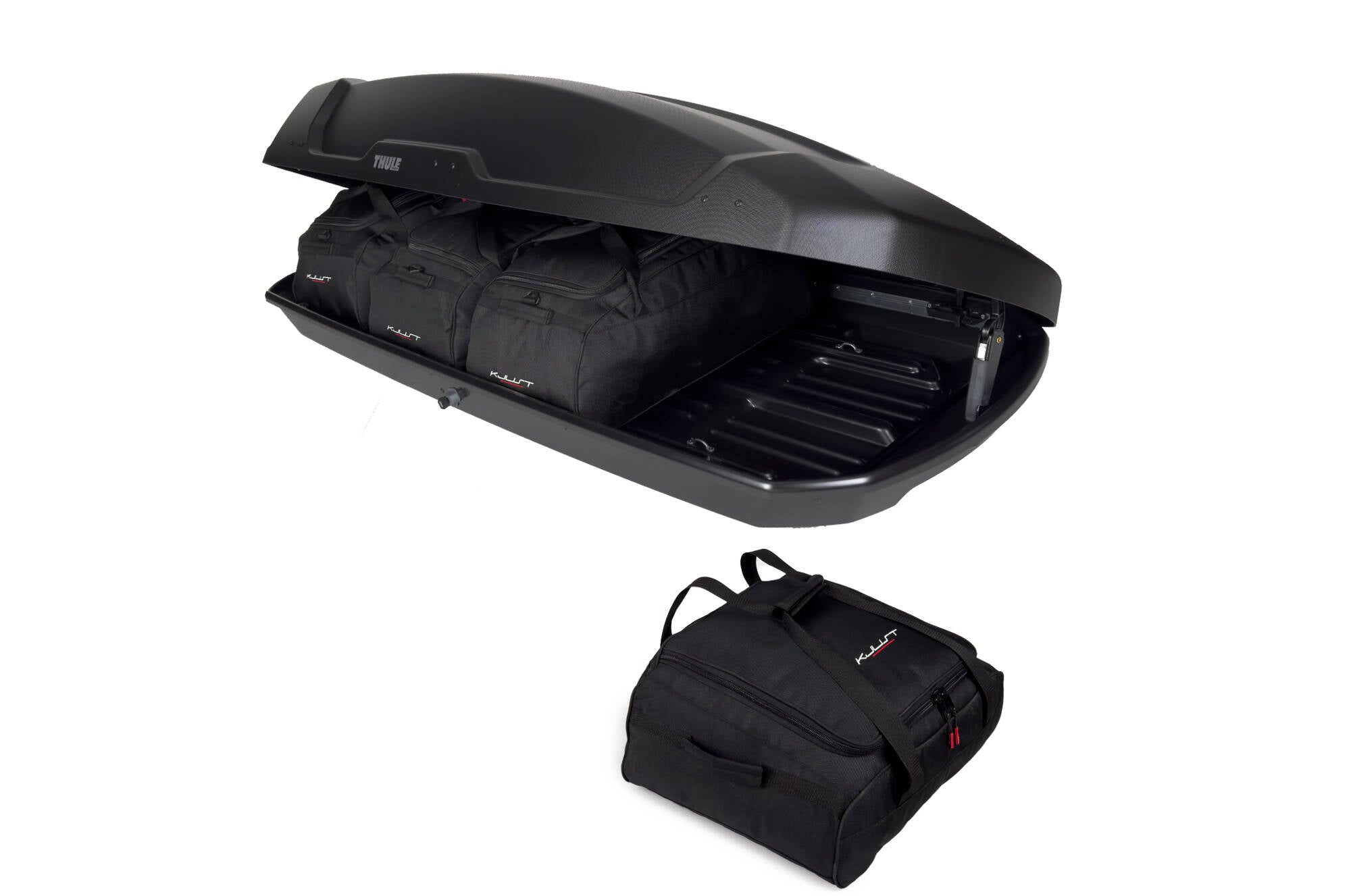 THULE FORCE XT XL 4-delars väskset för takbox #färg_Svart