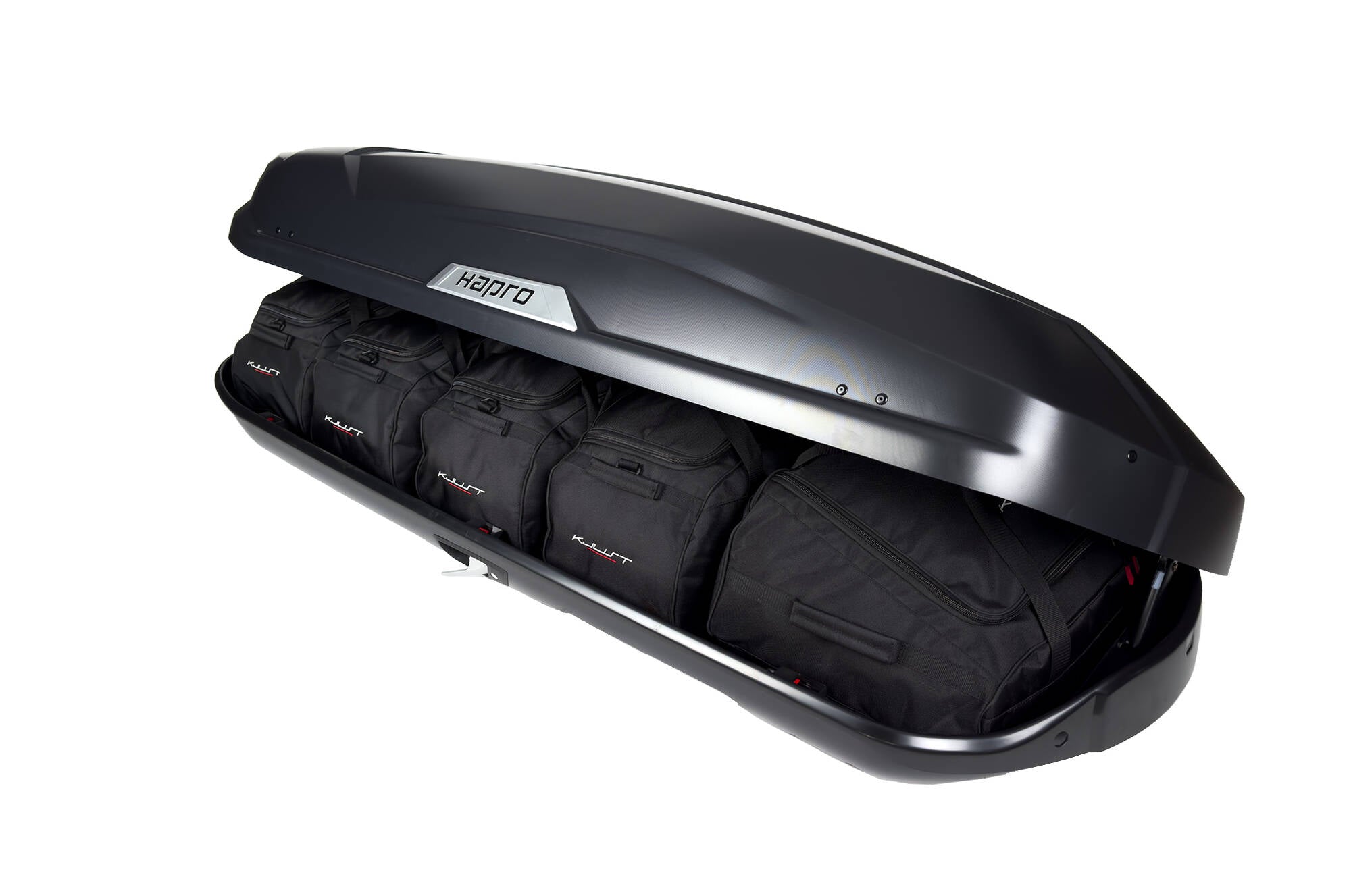 HAPRO TRIVOR 560 5-delars väskset för takbox #färg_Svart