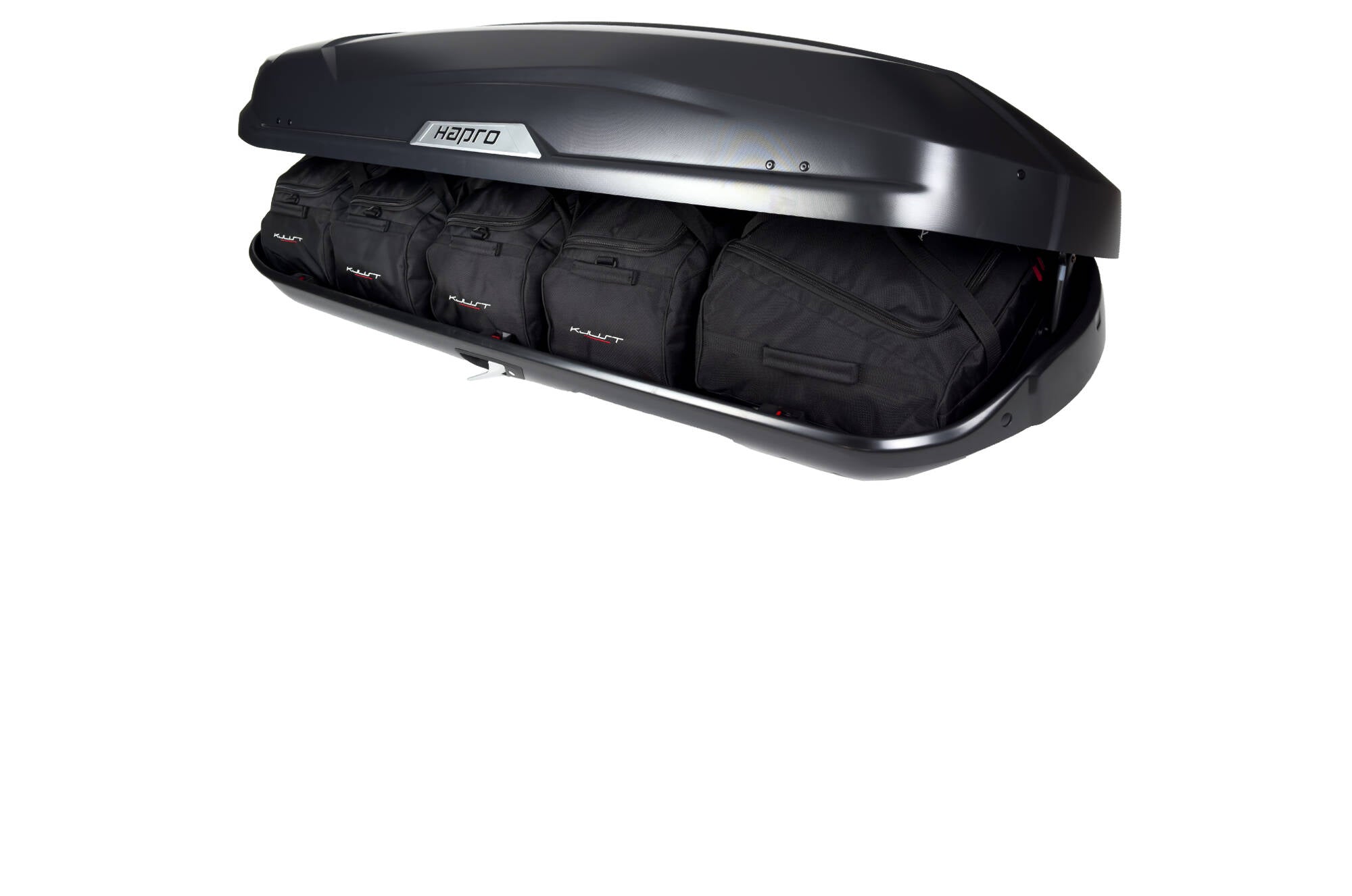 HAPRO TRIVOR 560 5-delars väskset för takbox #färg_Svart