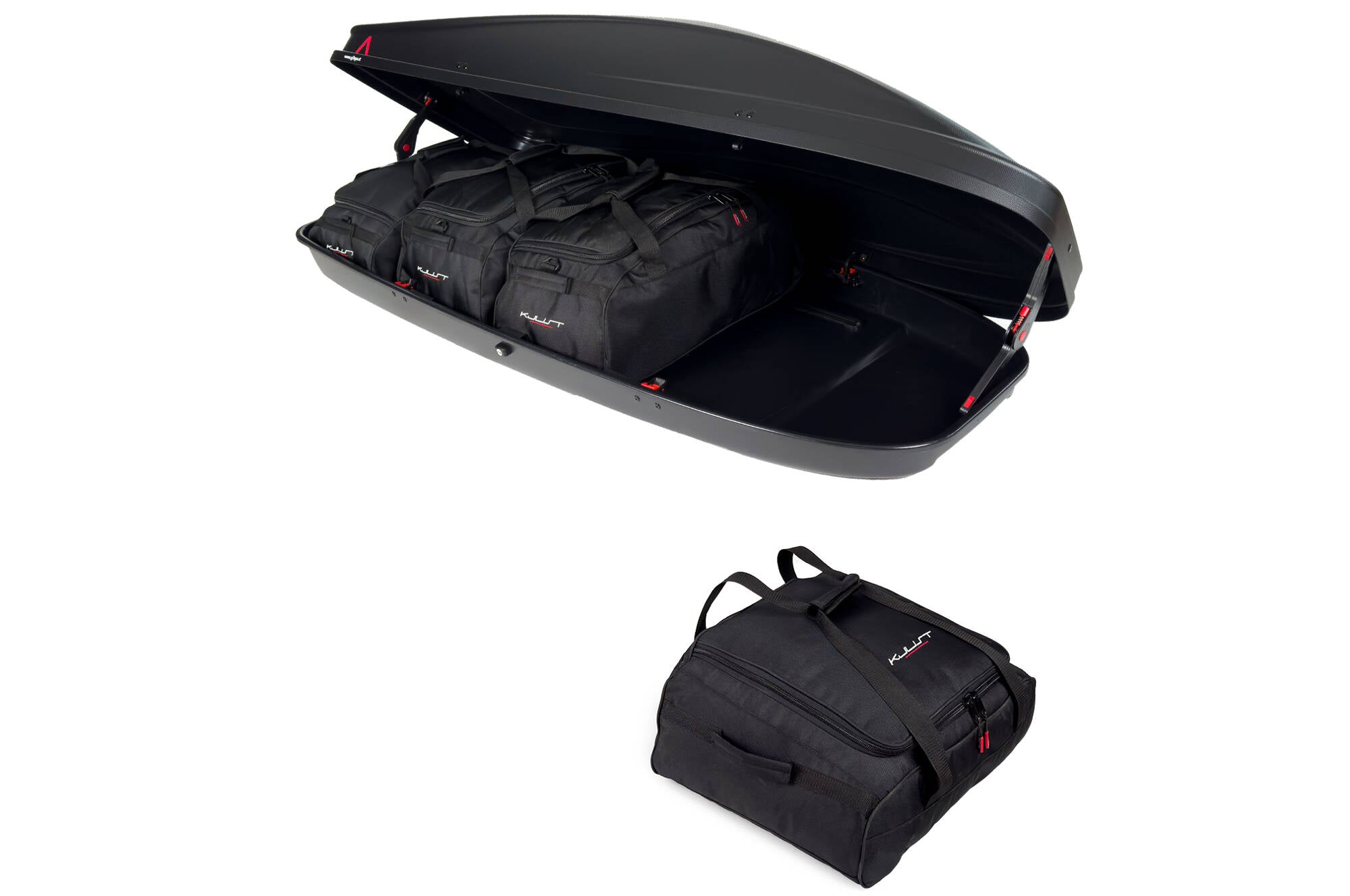 G3 SPARK 480 4-delars väskset för takbox #färg_Svart