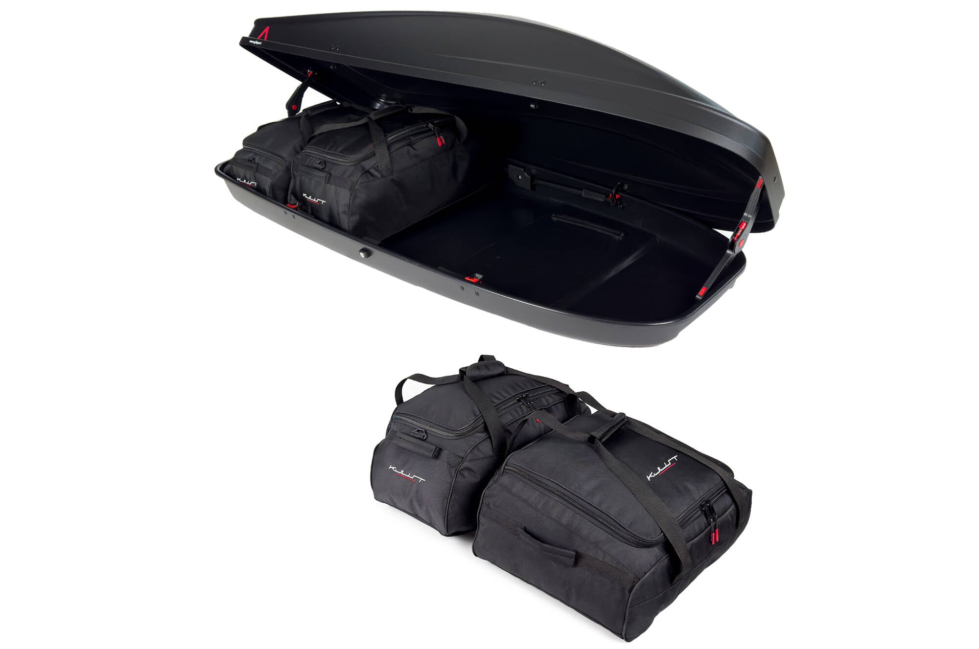 G3 SPARK 480 4-delars väskset för takbox #färg_Svart