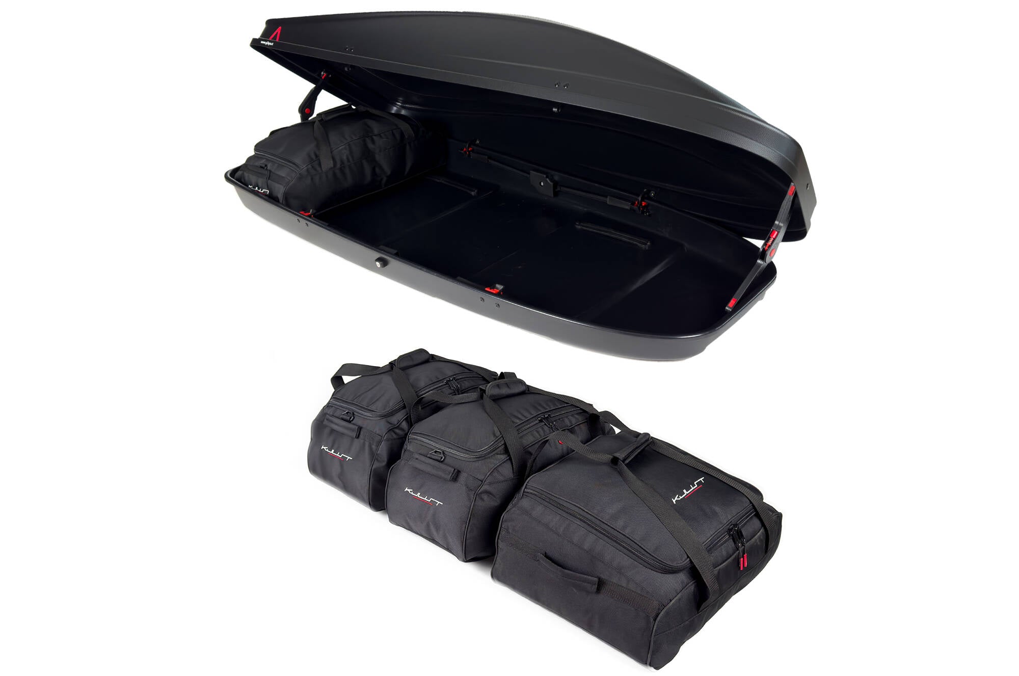 G3 SPARK 480 4-delars väskset för takbox #färg_Svart