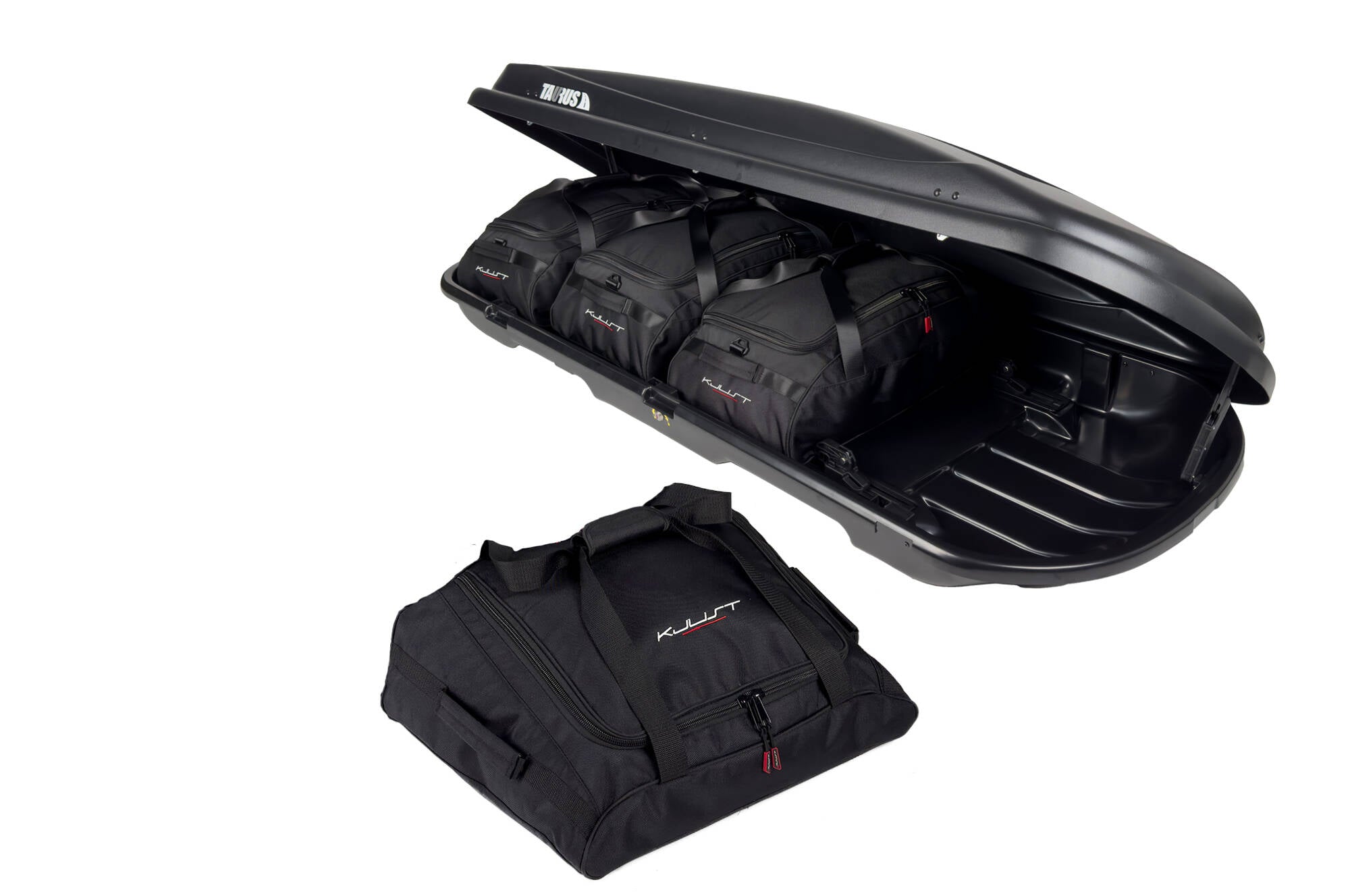 TAURUS XTREME 400 4-delars väskset för takbox #färg_Svart