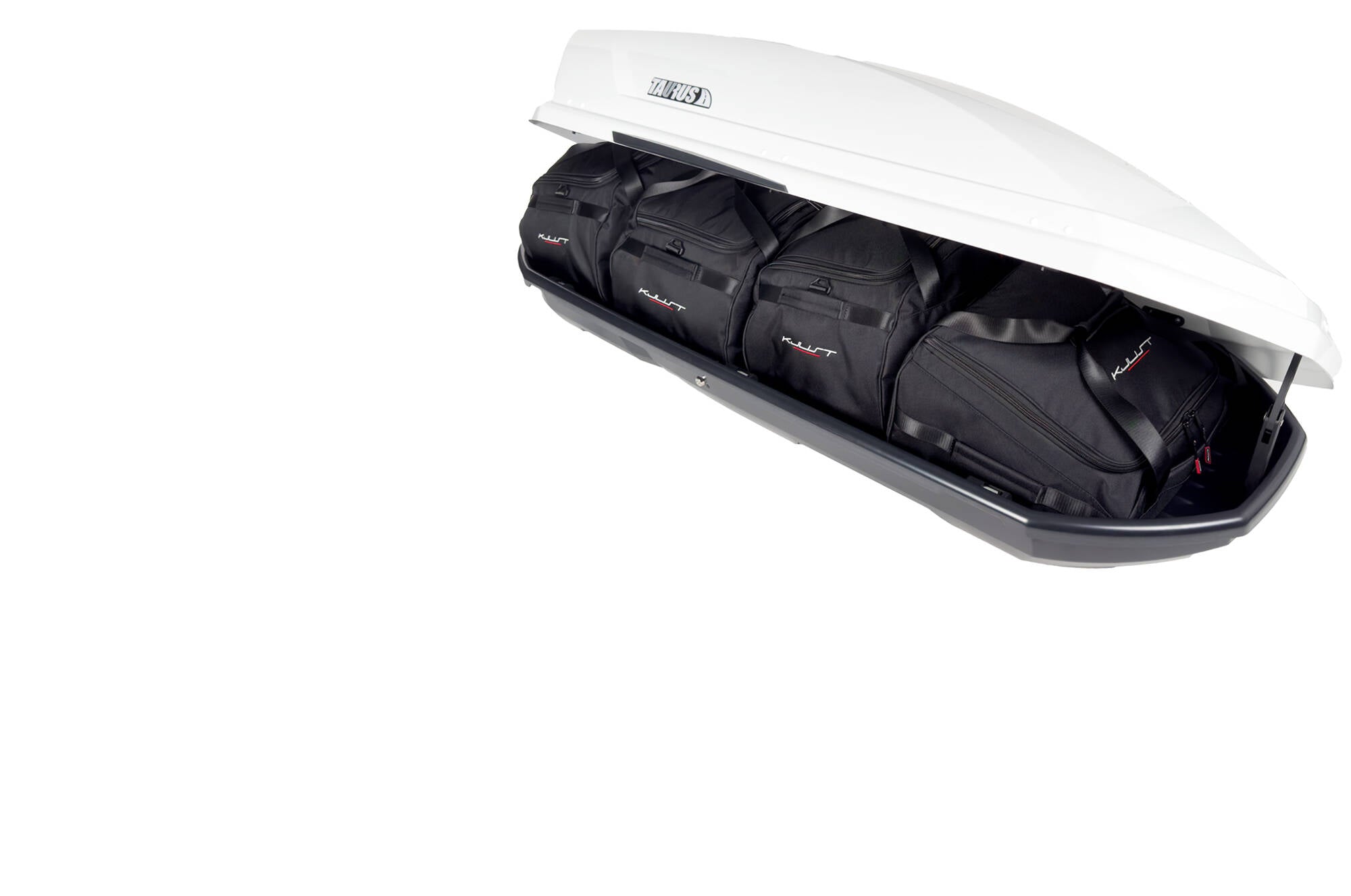 TAURUS ADVENTURE 340 4-delars väskset för takbox #färg_Svart