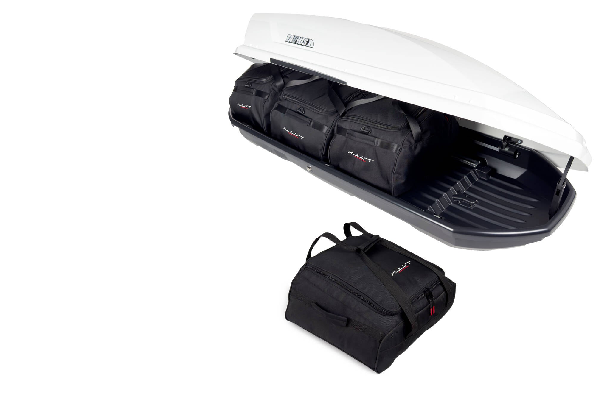 TAURUS ADVENTURE 340 4-delars väskset för takbox #färg_Svart
