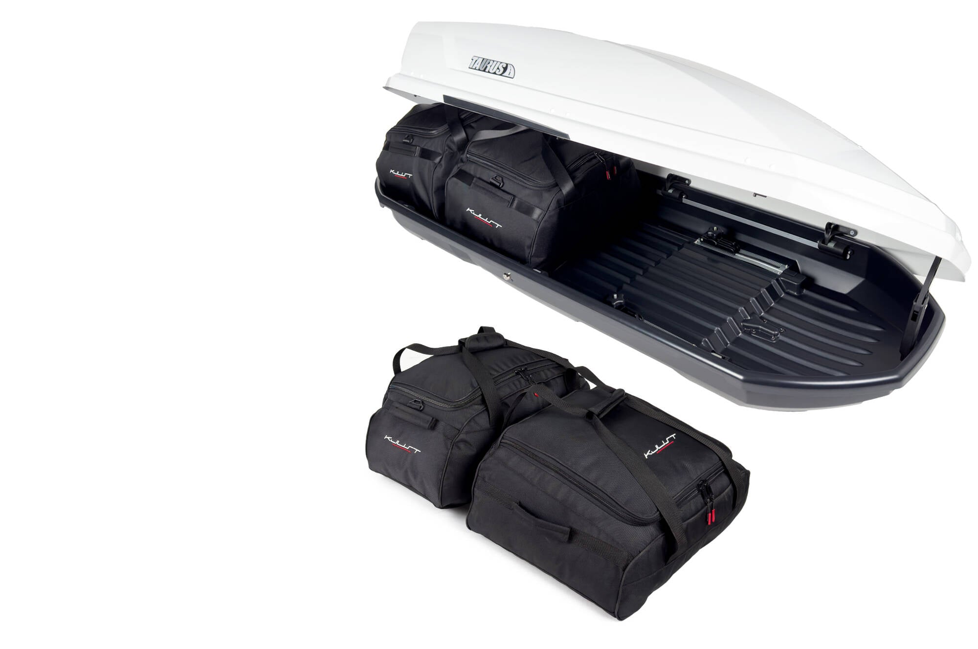 TAURUS ADVENTURE 340 4-delars väskset för takbox #färg_Svart