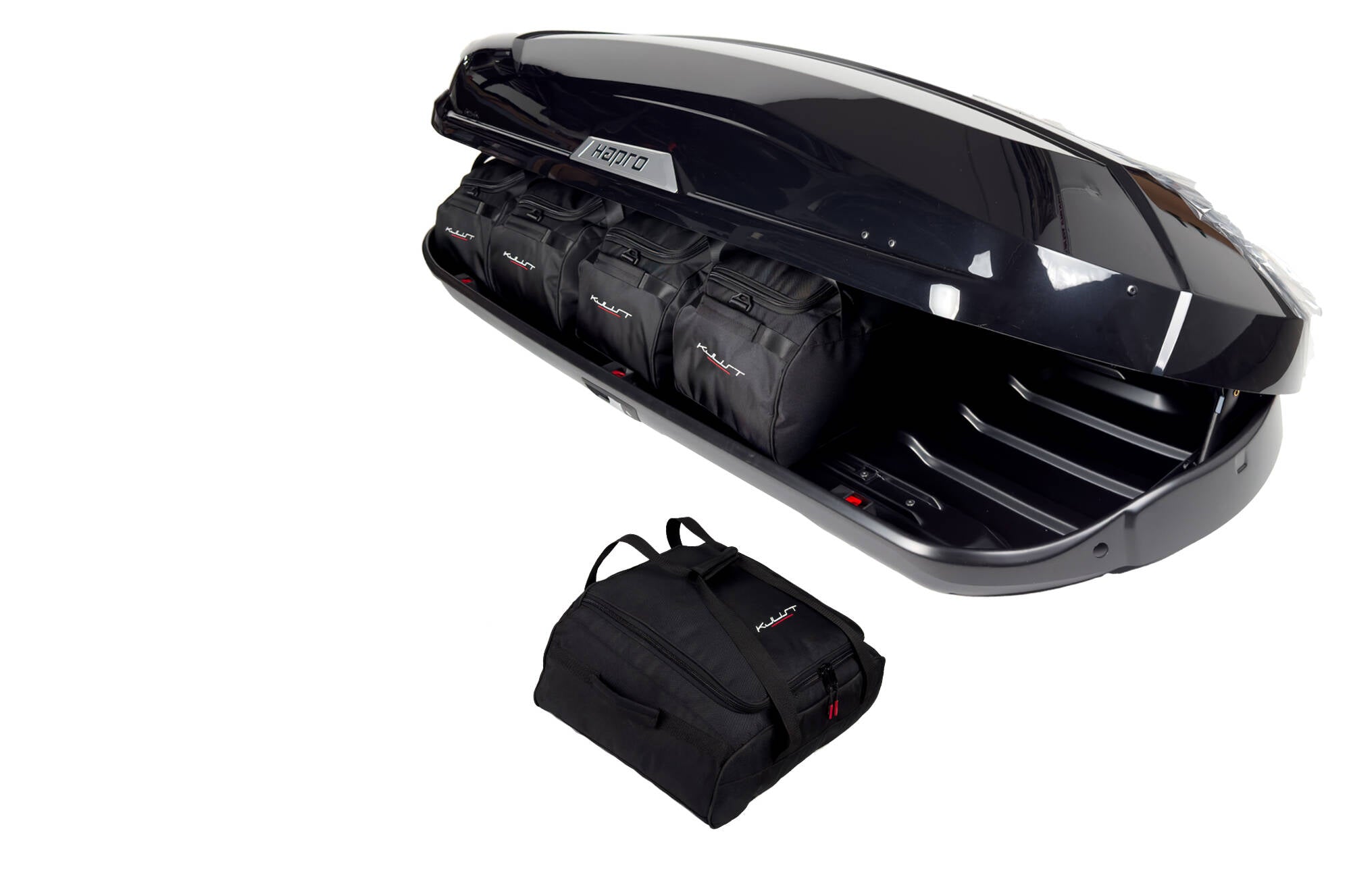 HAPRO TRIVOR 640 5-delars väskset för takbox #färg_Svart