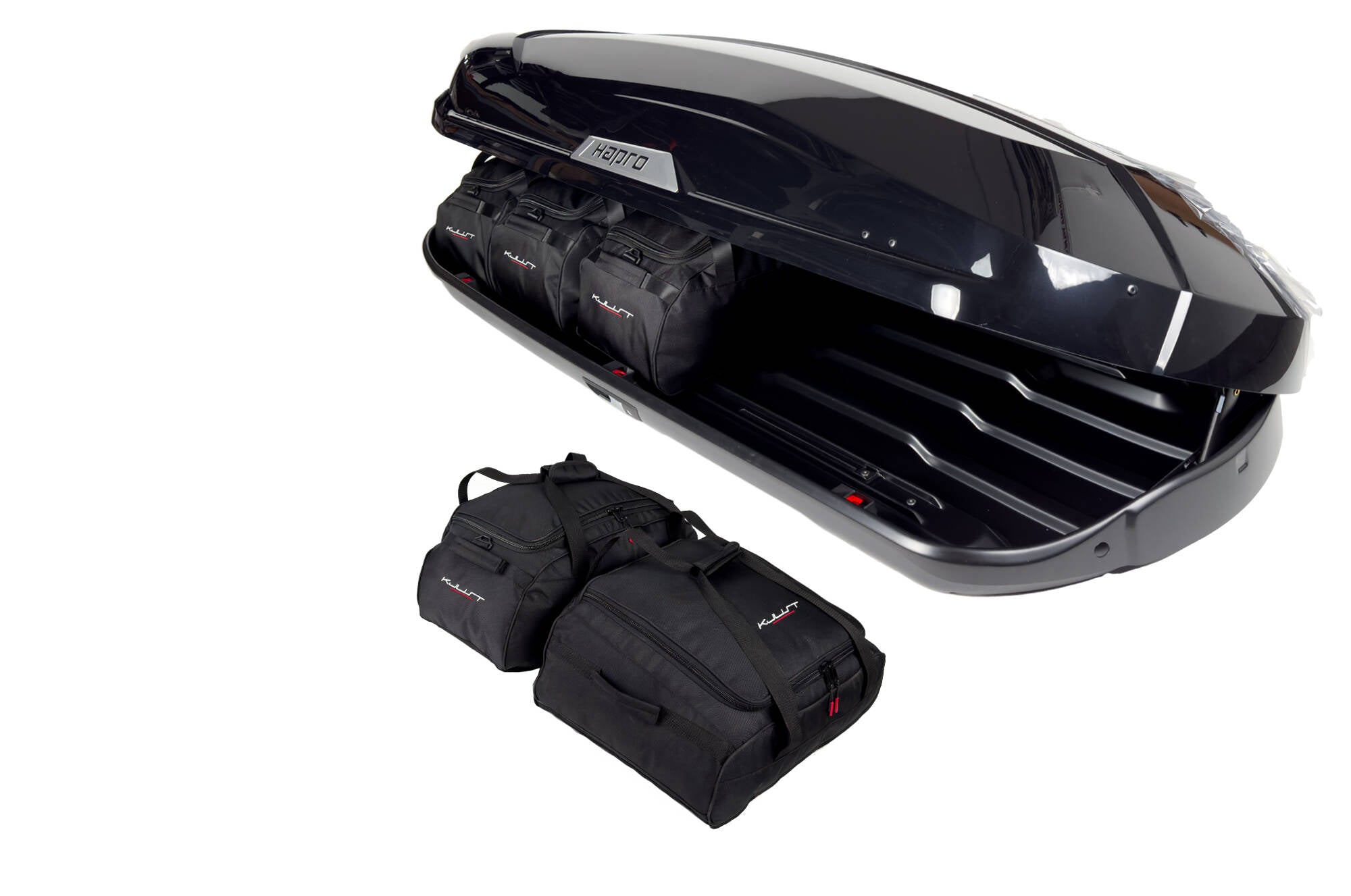 HAPRO TRIVOR 640 5-delars väskset för takbox #färg_Svart