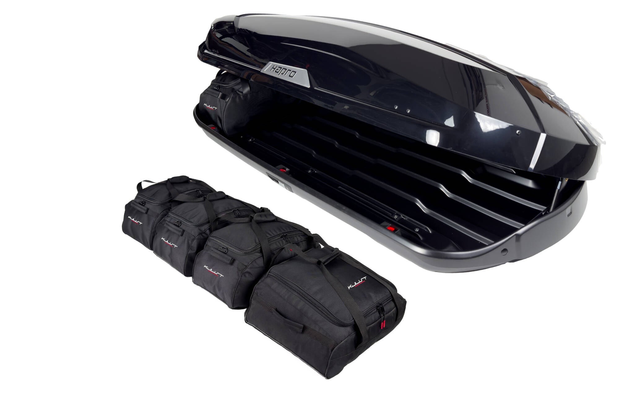 HAPRO TRIVOR 640 5-delars väskset för takbox #färg_Svart