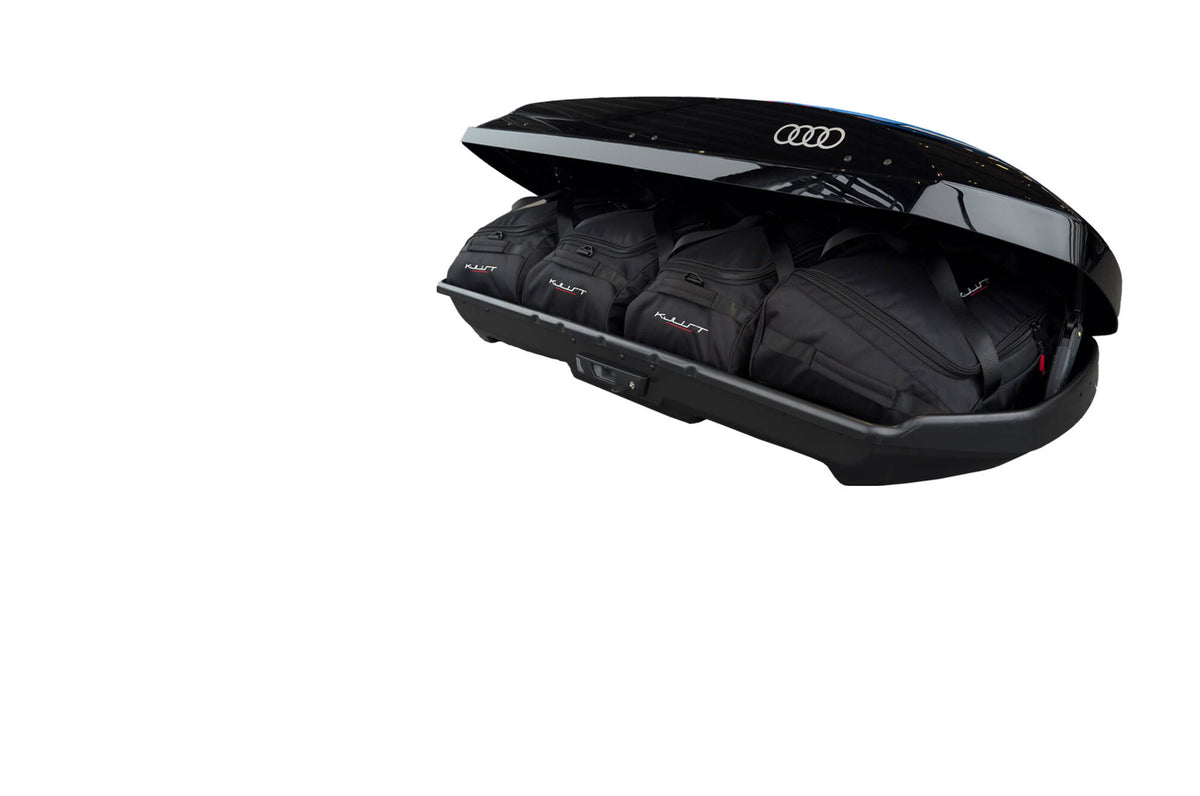 AUDI 4K1071200Y9B 310L 4-delars väskset för takbox #färg_Svart