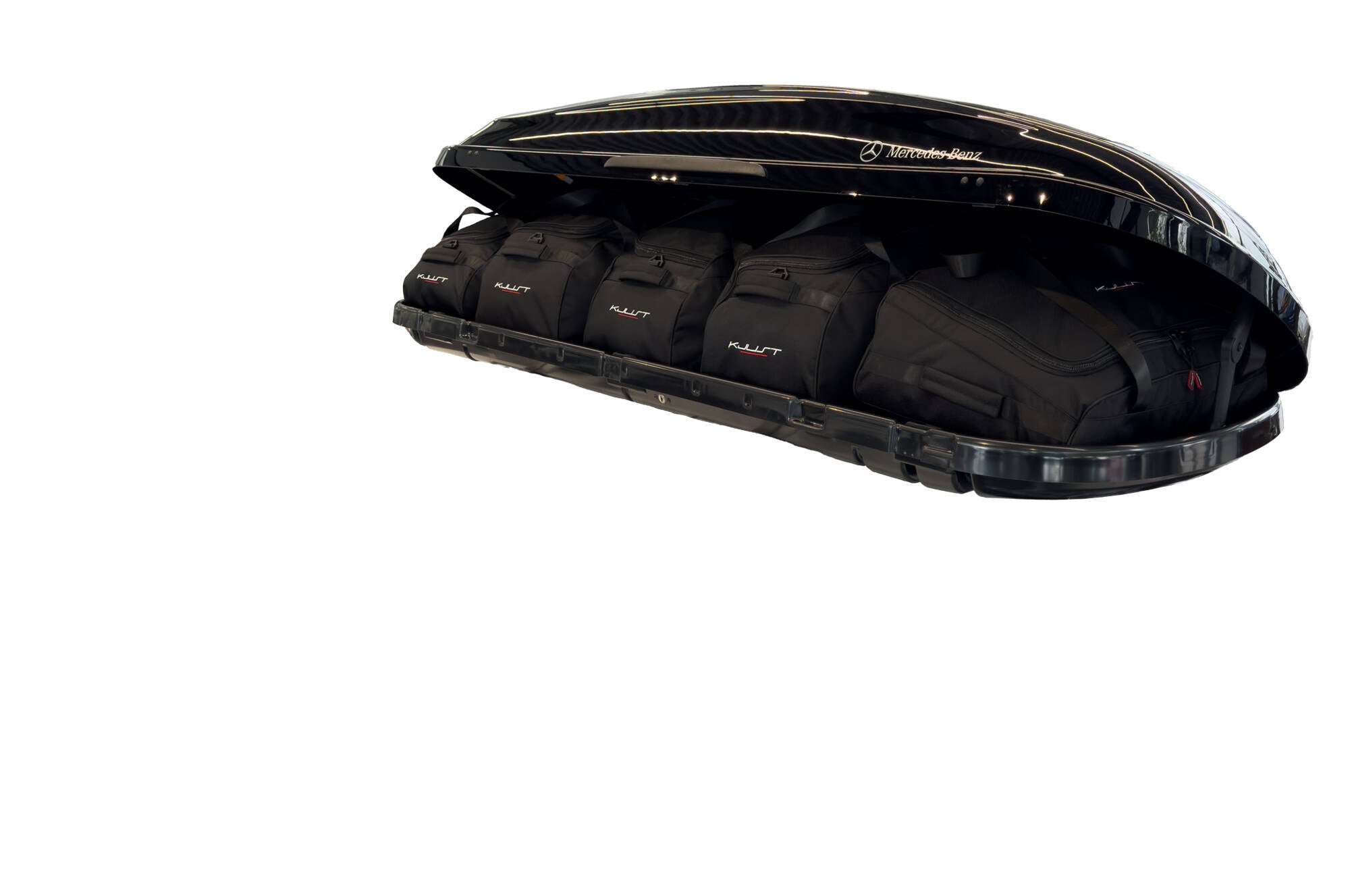 MERCEDES-BENZ A0008401200 450L 5-delars väskset för takbox #färg_Svart
