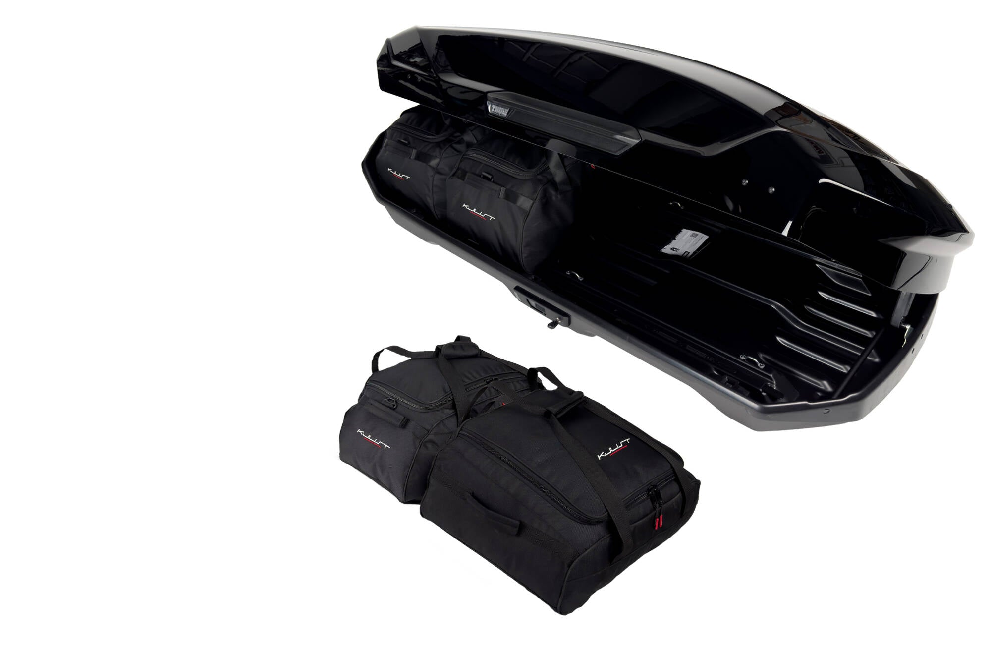 THULE MOTION 3 L 4-delars väskset för takbox #färg_Svart