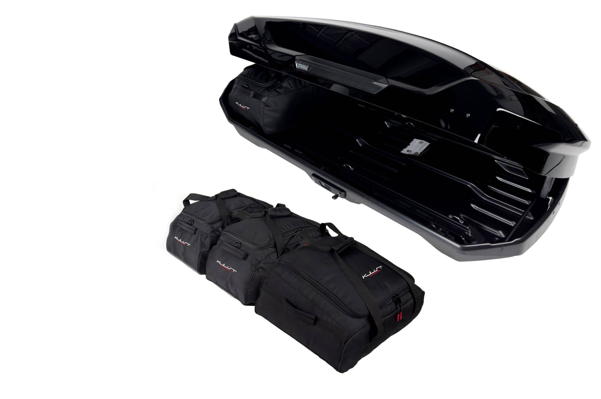THULE MOTION 3 L 4-delars väskset för takbox #färg_Svart