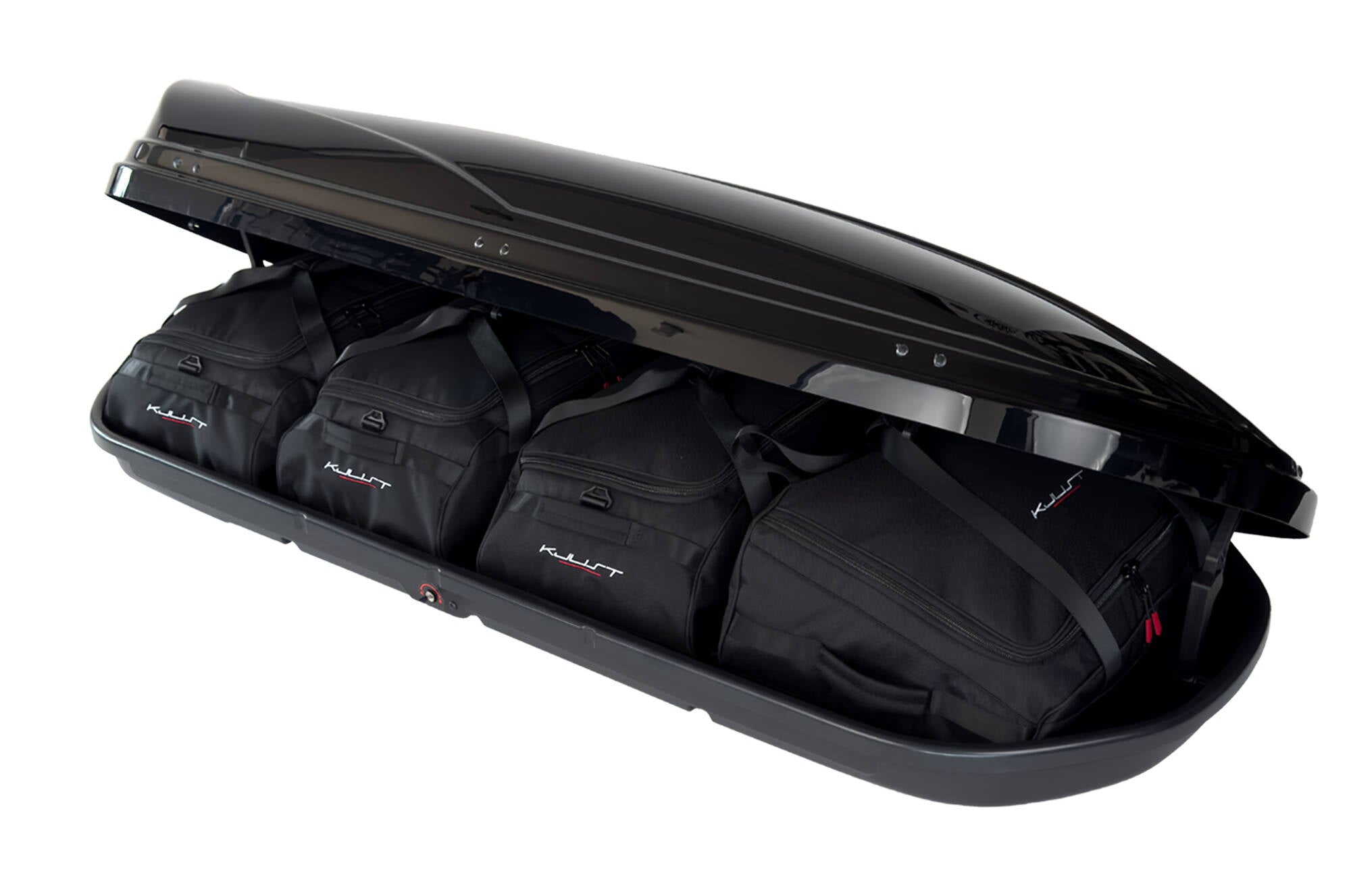 MODULA WEGO 500 4-delars väskset för takbox #färg_Svart