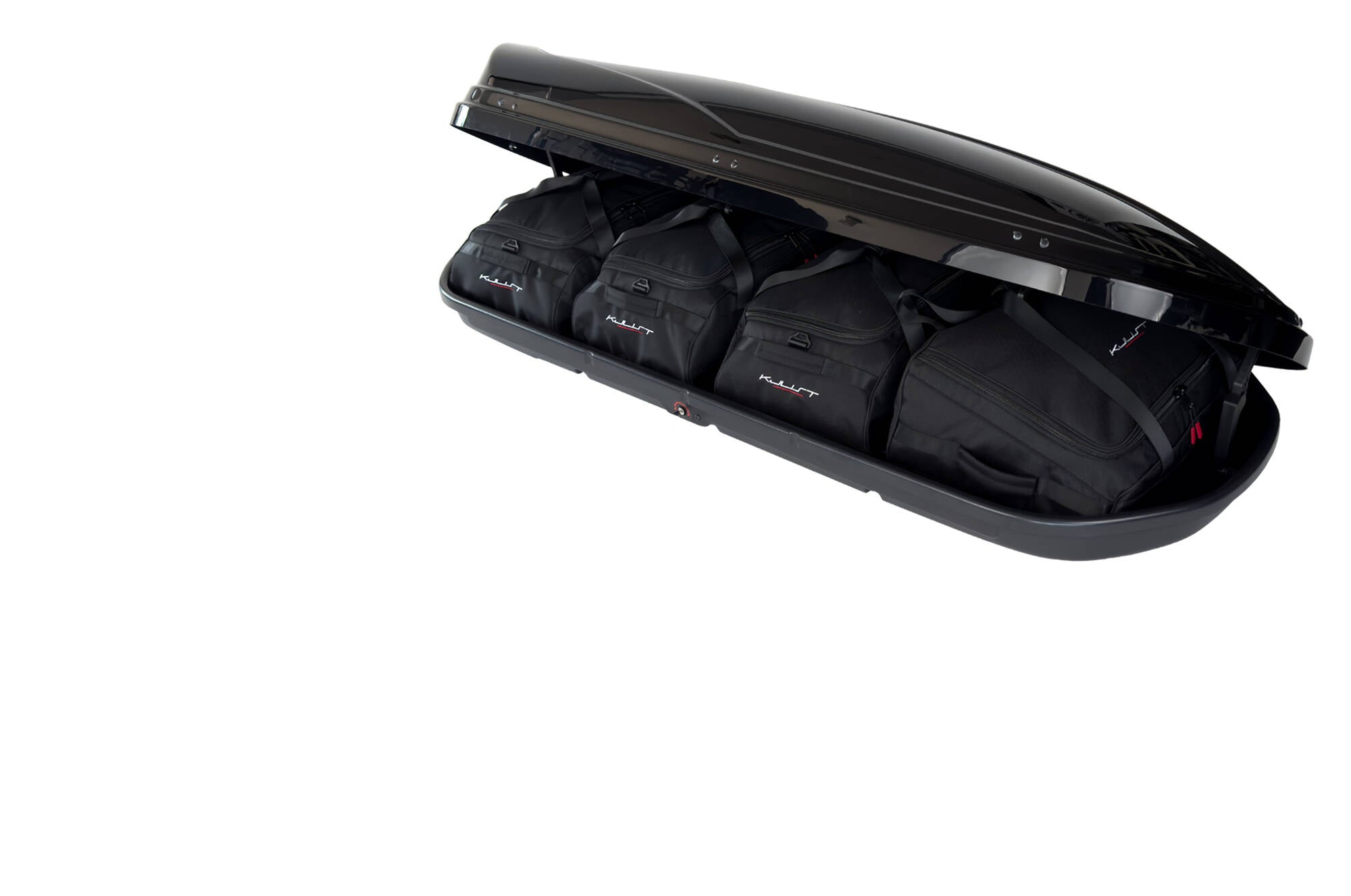 MODULA WEGO 500 4-delars väskset för takbox #färg_Svart