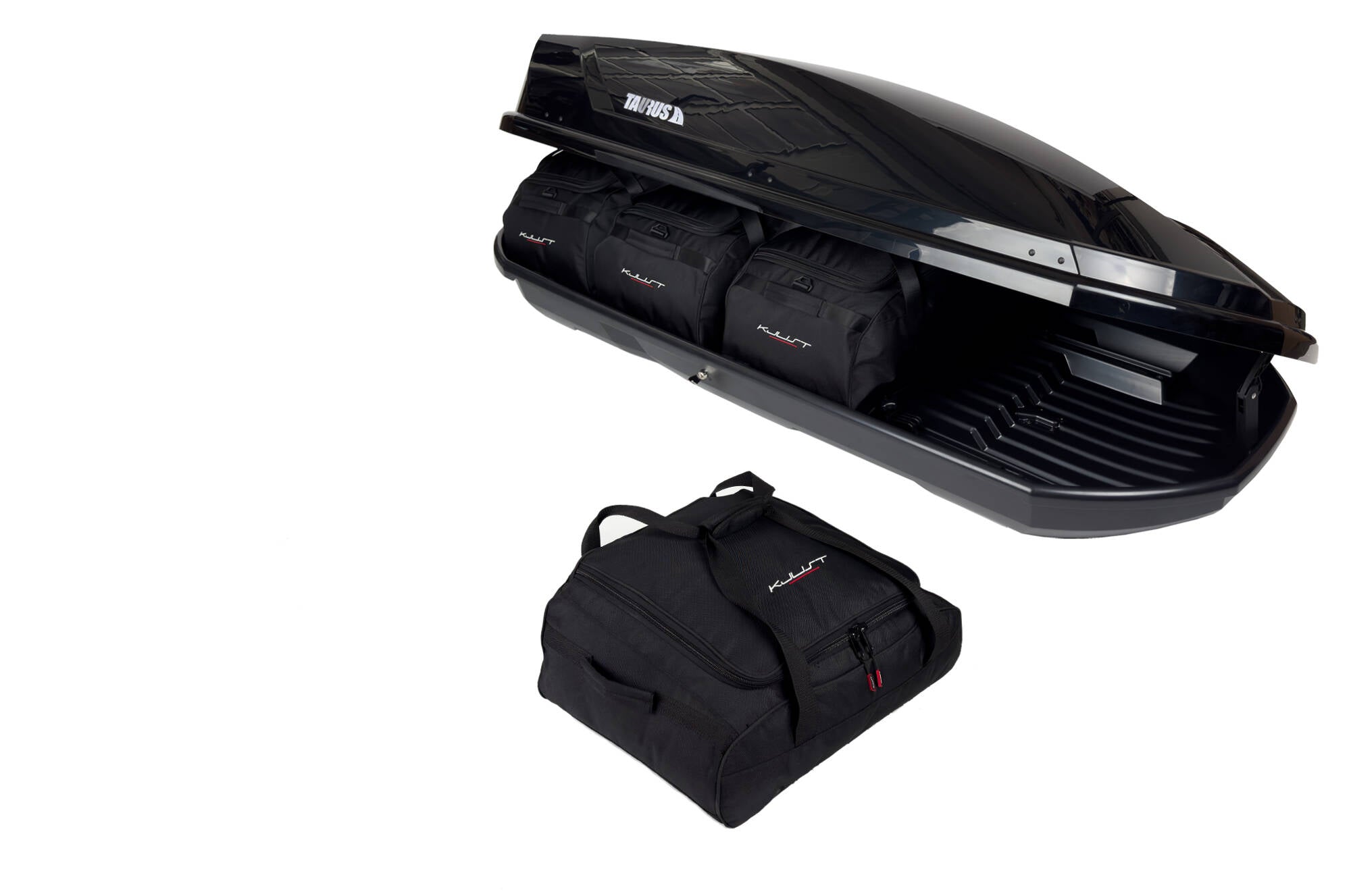 TAURUS ADVENTURE 480 4-delars väskset för takbox #färg_Svart