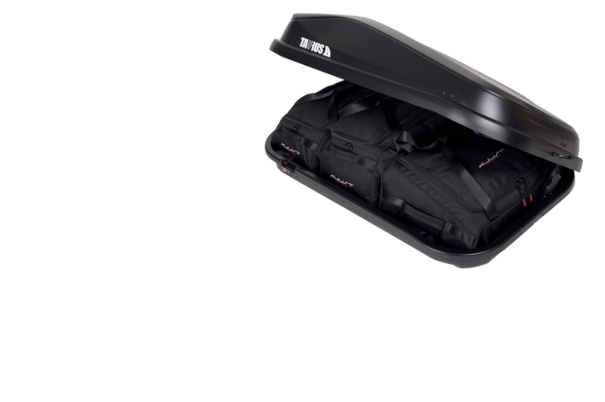 TAURUS EASY 320 3-delars väskset för takbox #färg_Svart