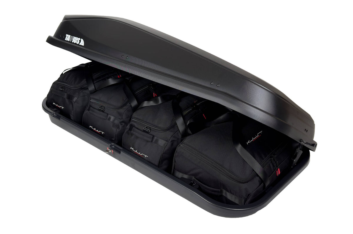 TAURUS EASY 430 4-delars väskset för takbox #färg_Svart