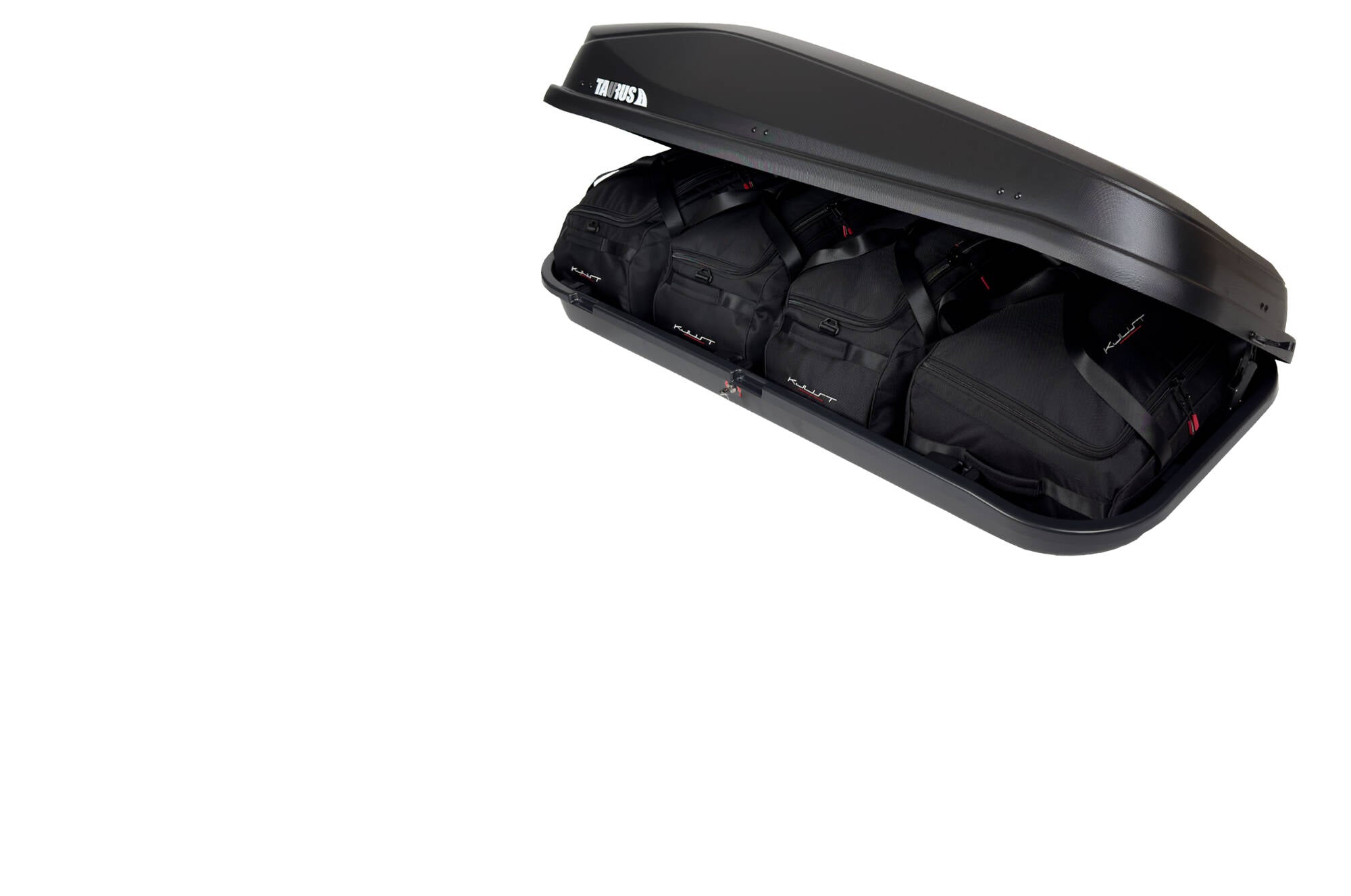 TAURUS EASY 430 4-delars väskset för takbox #färg_Svart