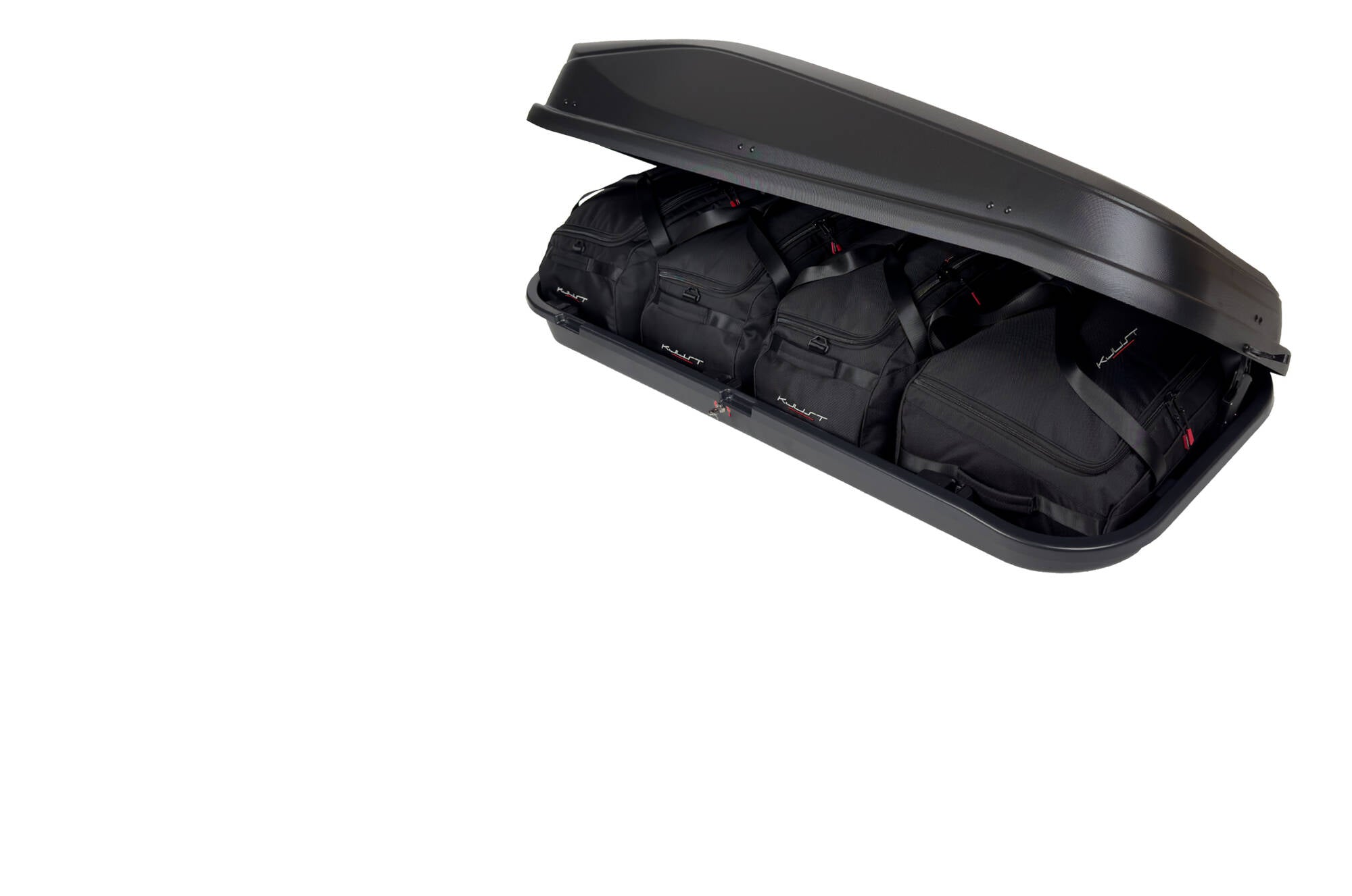 ALEO EASYLINE 430 4-delars väskset för takbox #färg_Svart