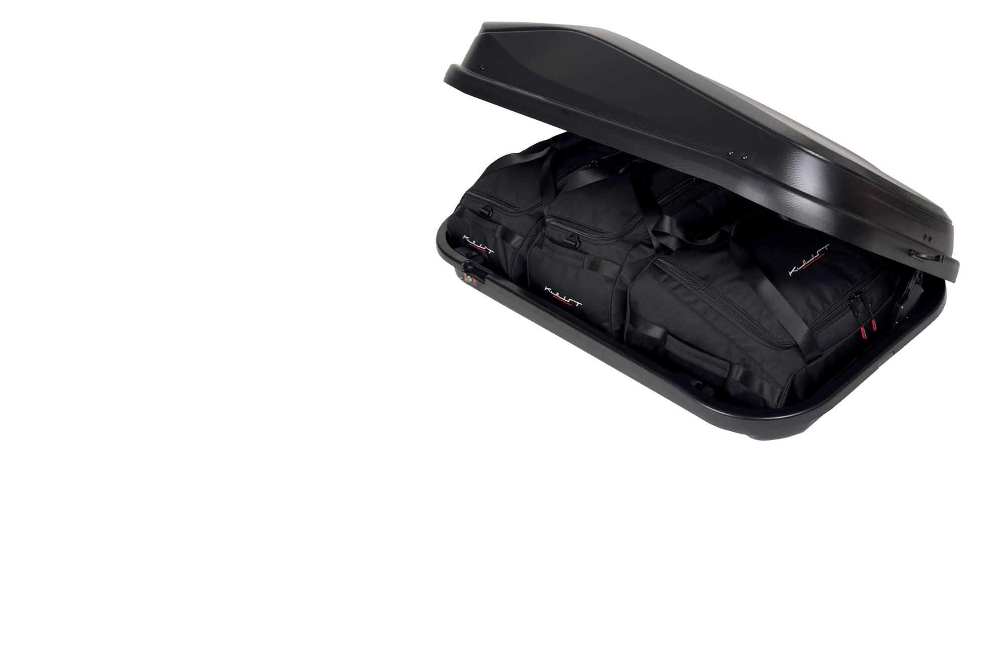 ALEO EASYLINE 320 3-delars väskset för takbox #färg_Svart