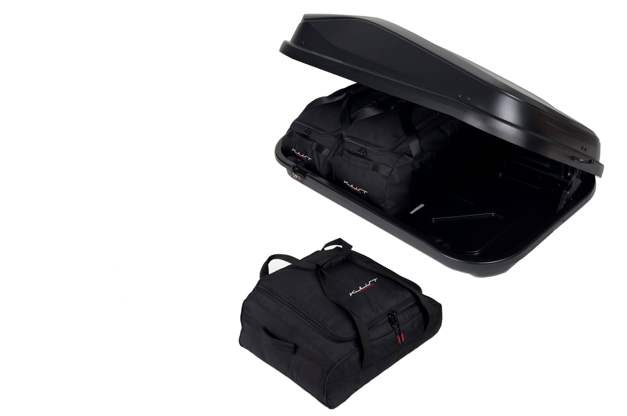 ALEO EASYLINE 320 3-delars väskset för takbox #färg_Svart