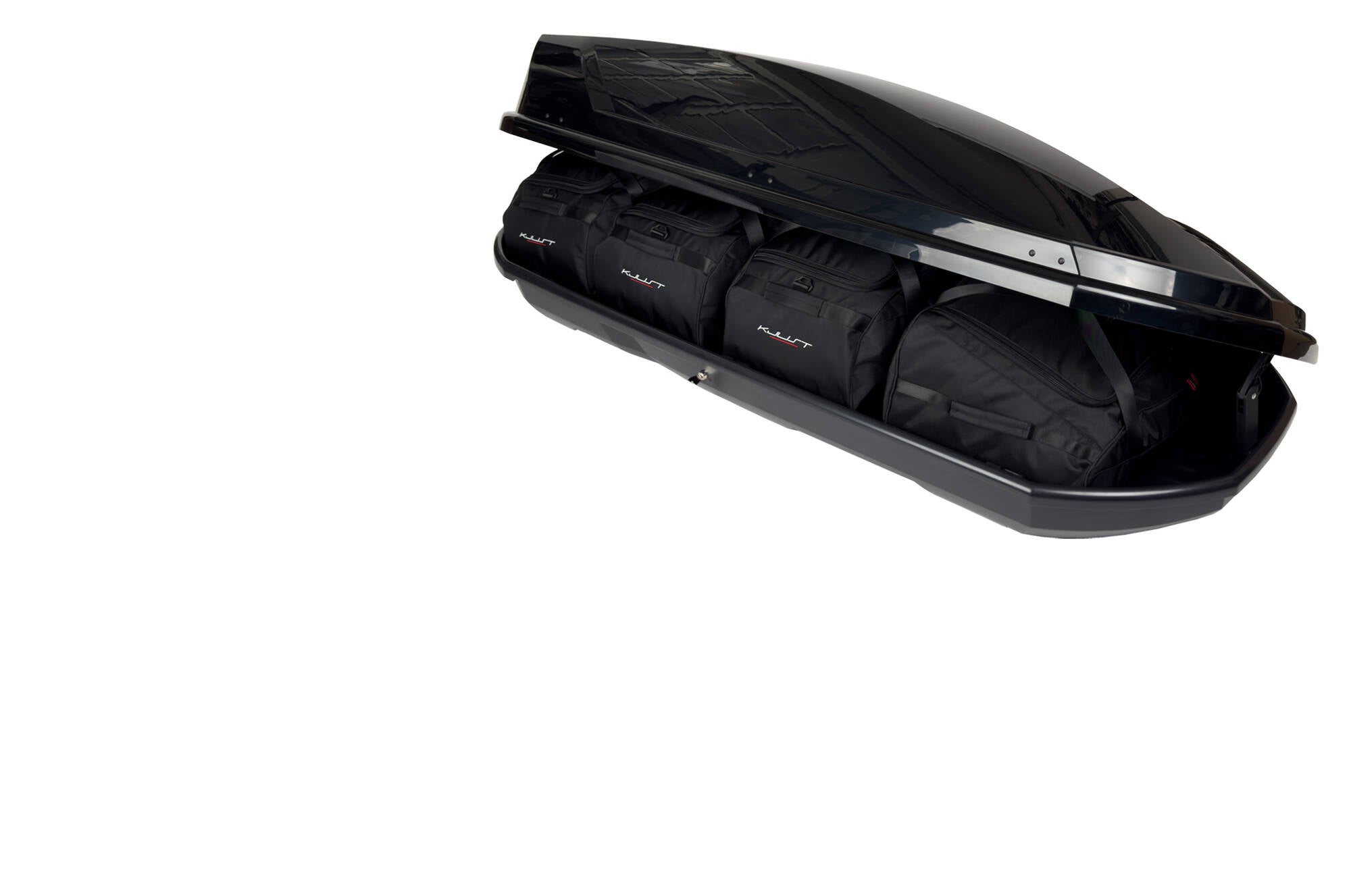 ALEO ADVENTURE 480 4-delars väskset för takbox #färg_Svart